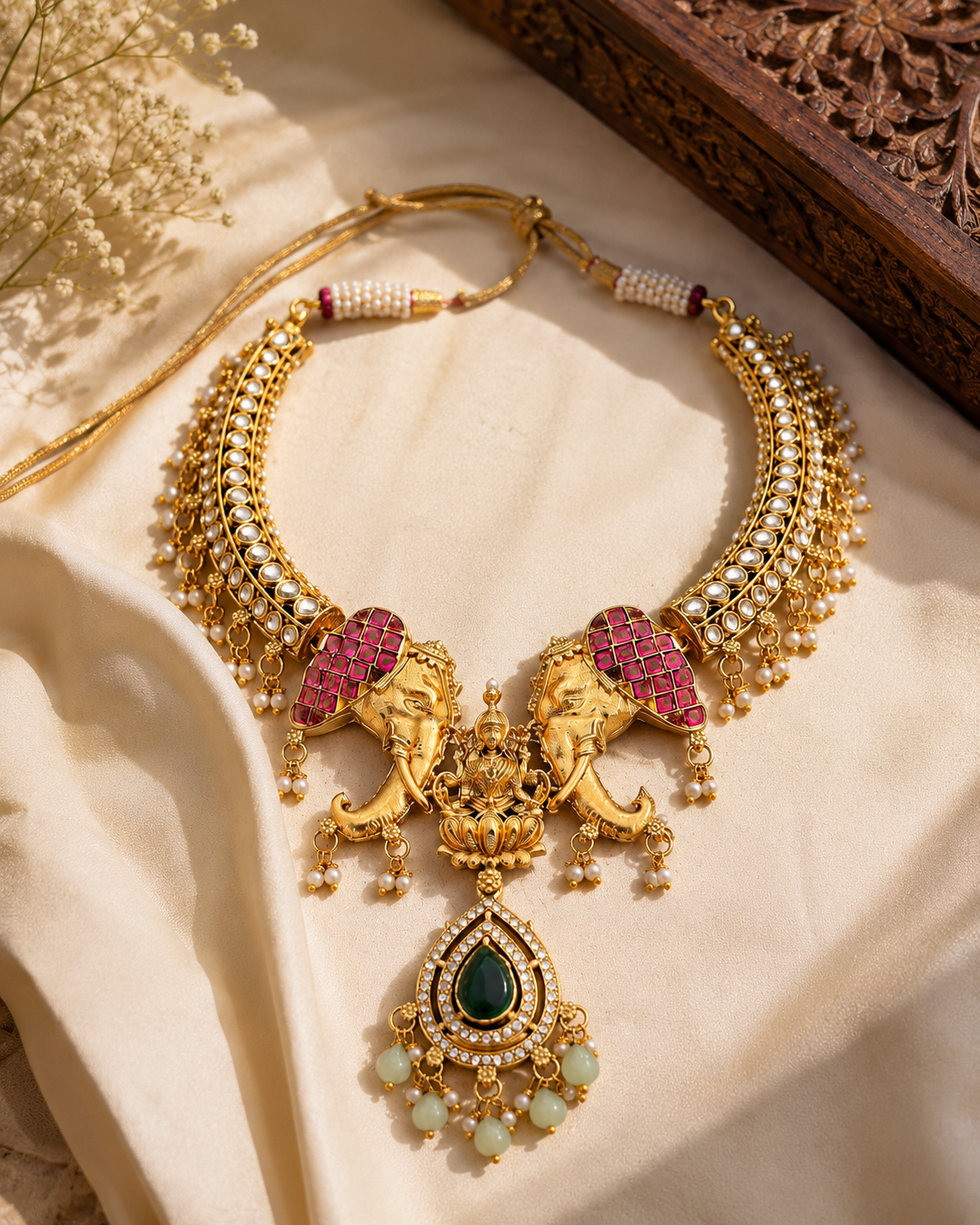 Trending Elephant Motif Jewellery Set