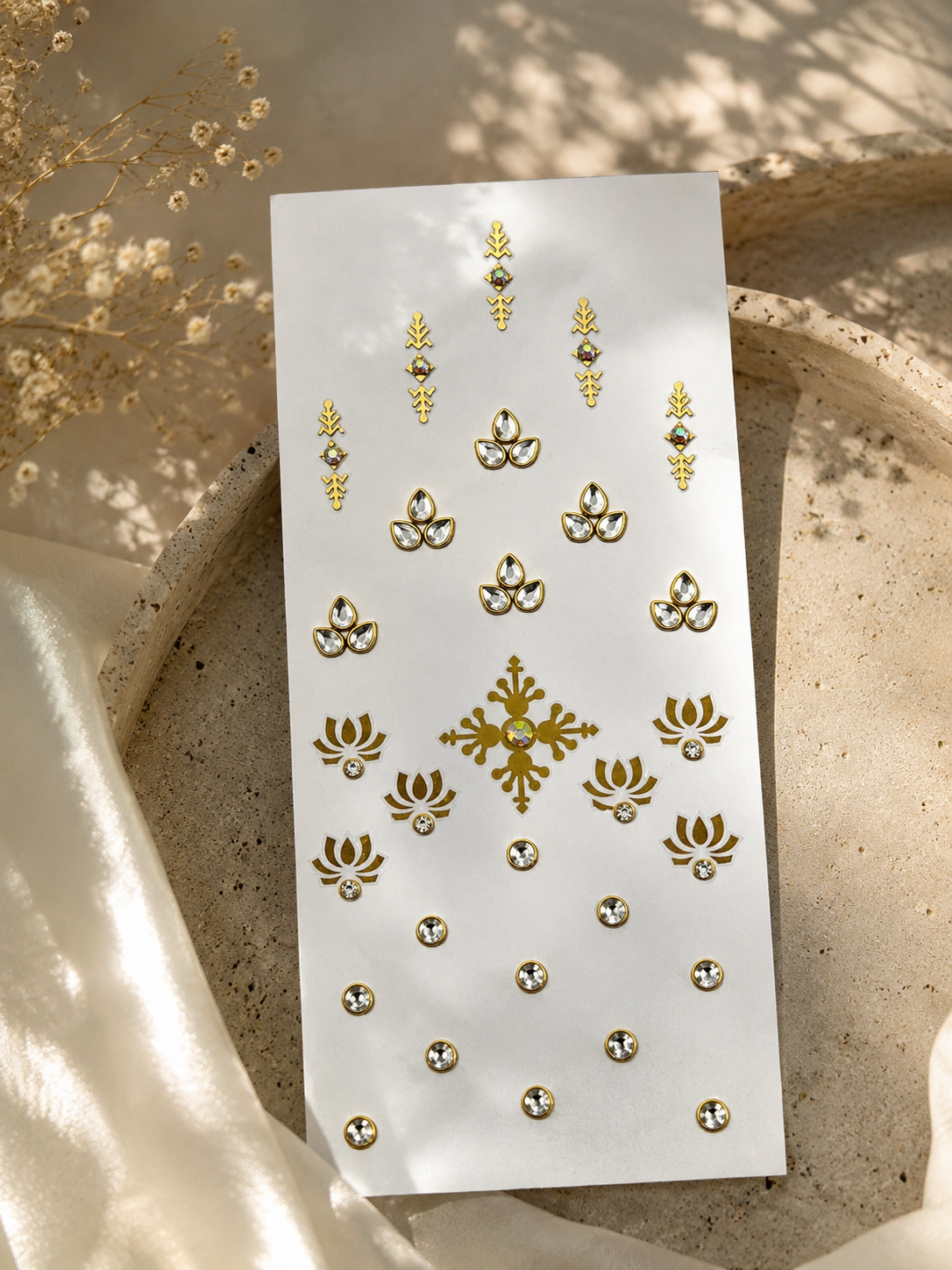 Kundan Mehendi Sticker Card