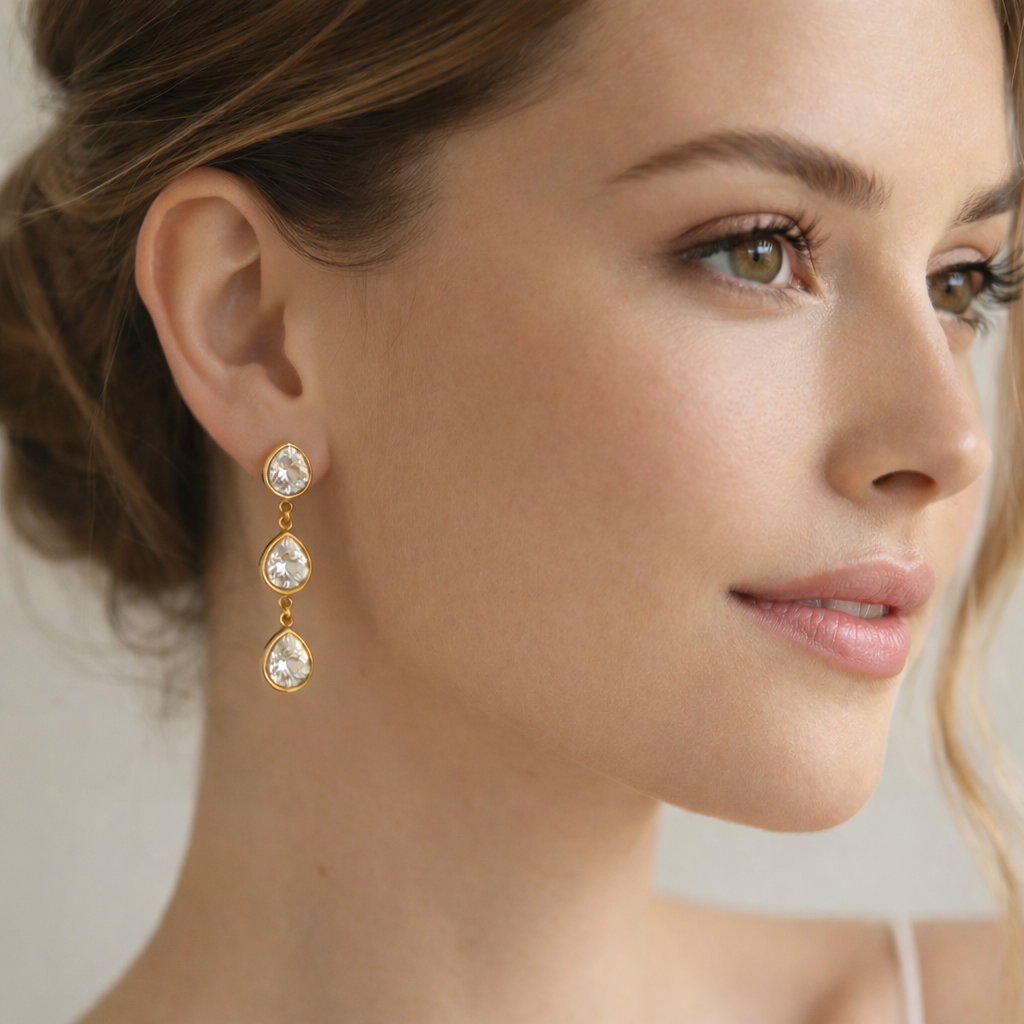Tear Drop AD Earrings