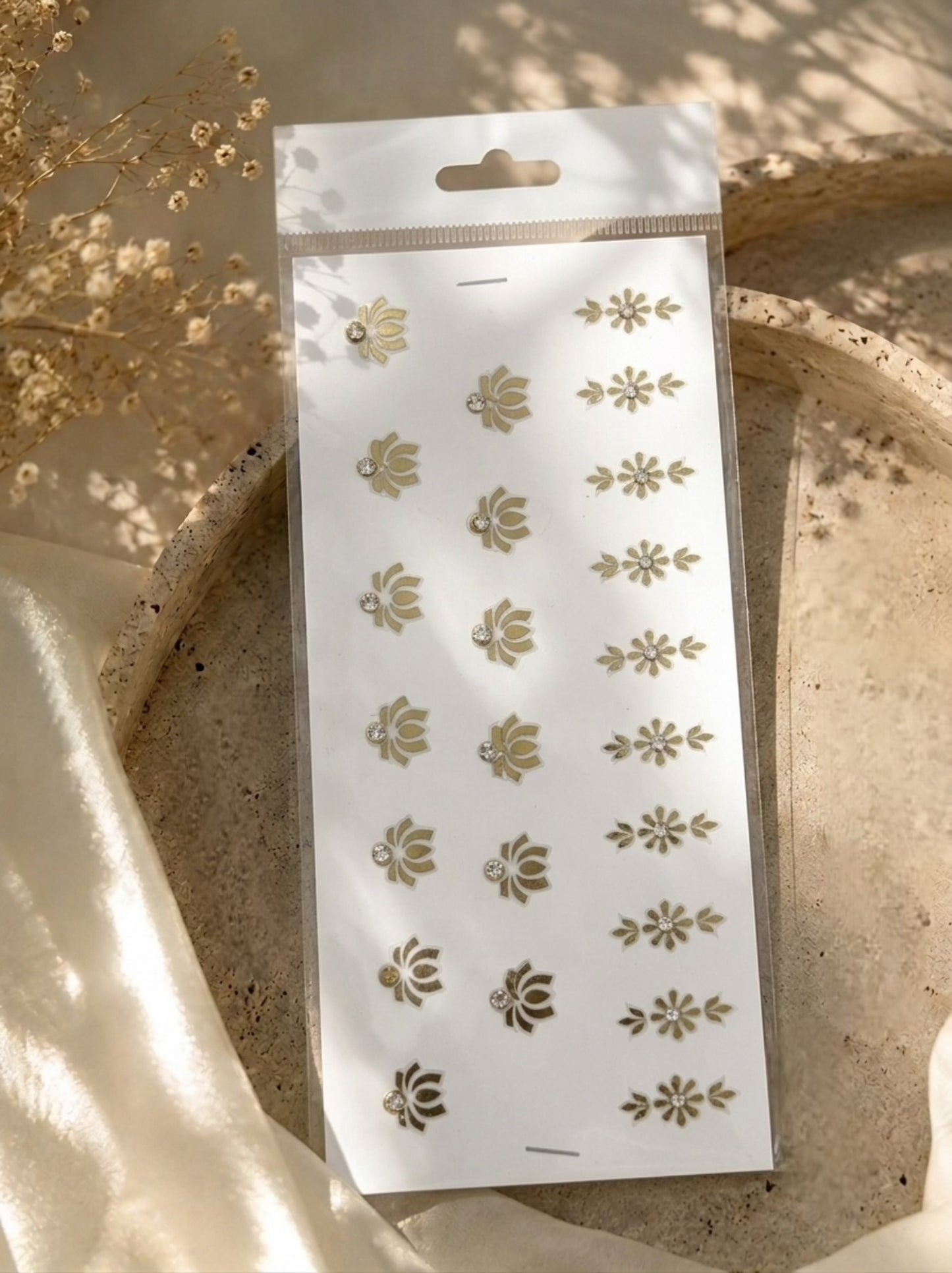 Kundan Mehendi Sticker Card