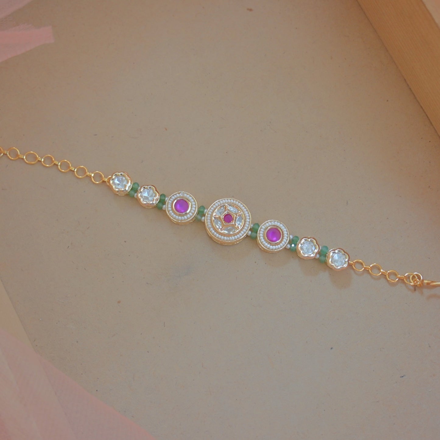 Polki Kundan Bracelets for Her