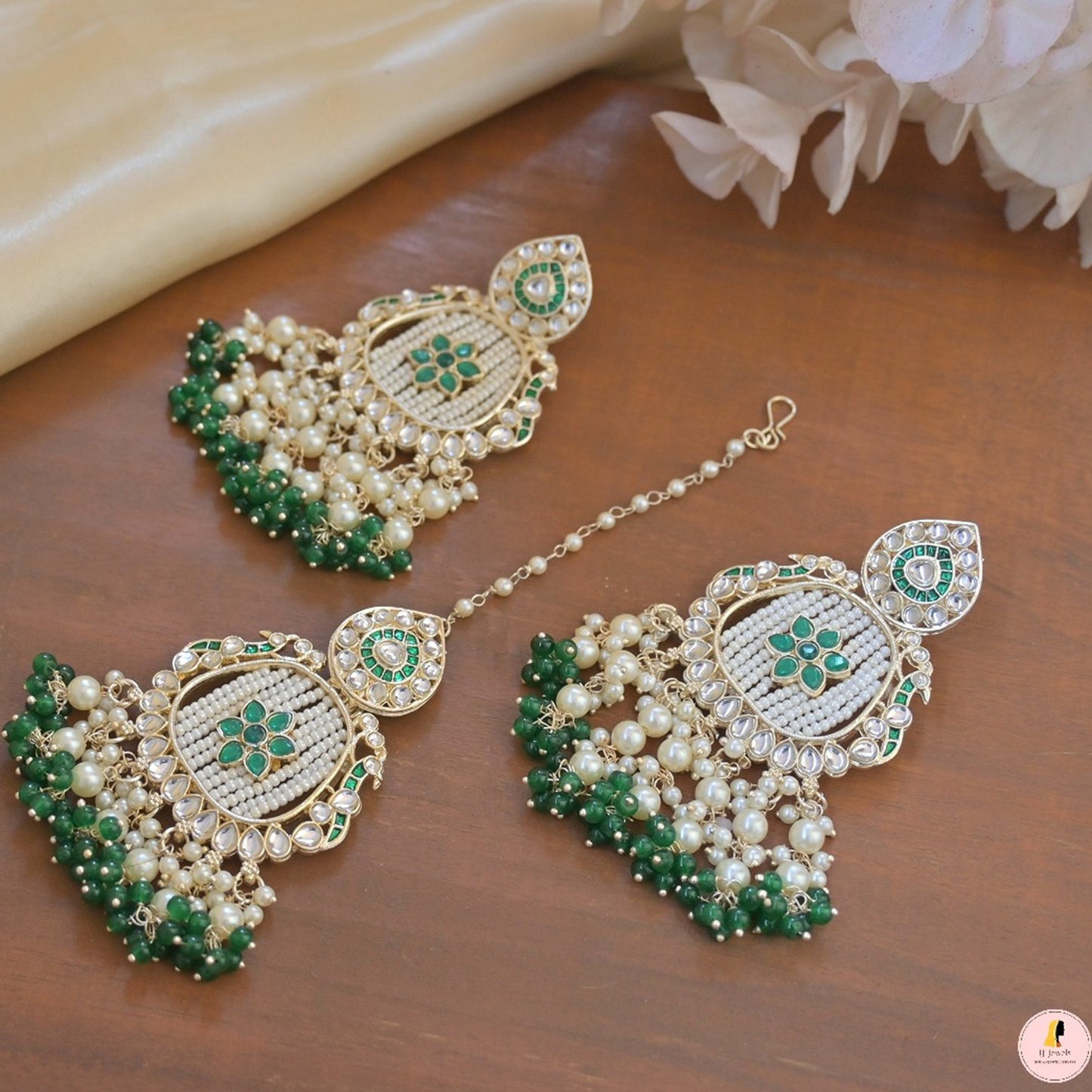 Nayana Passa Style Earrings Maangtikka