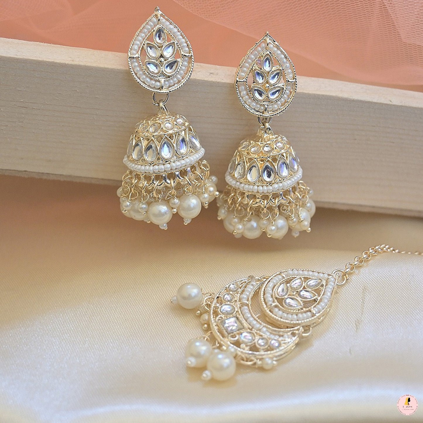 Alia Jhumka Earrings Maangtikka