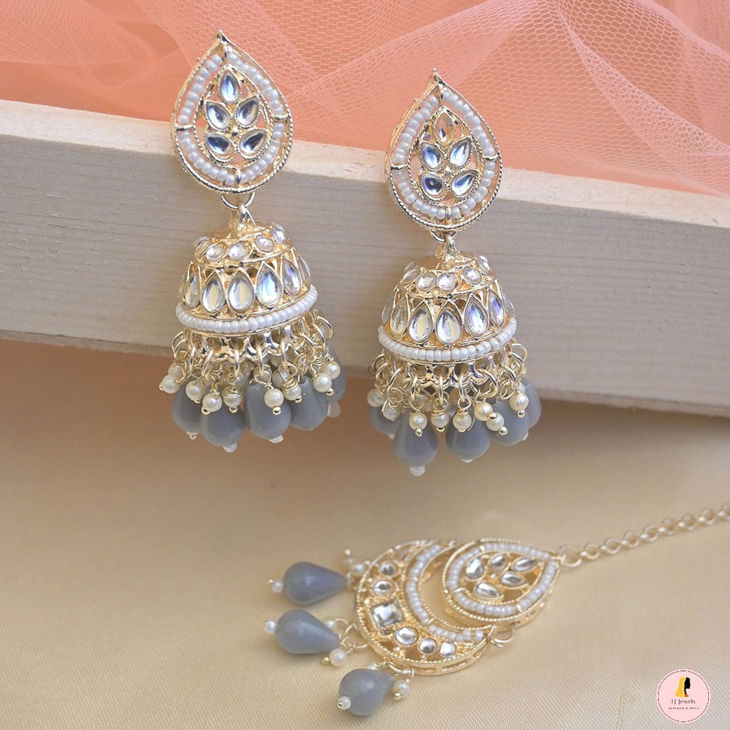 Alia Jhumka Earrings Maangtikka