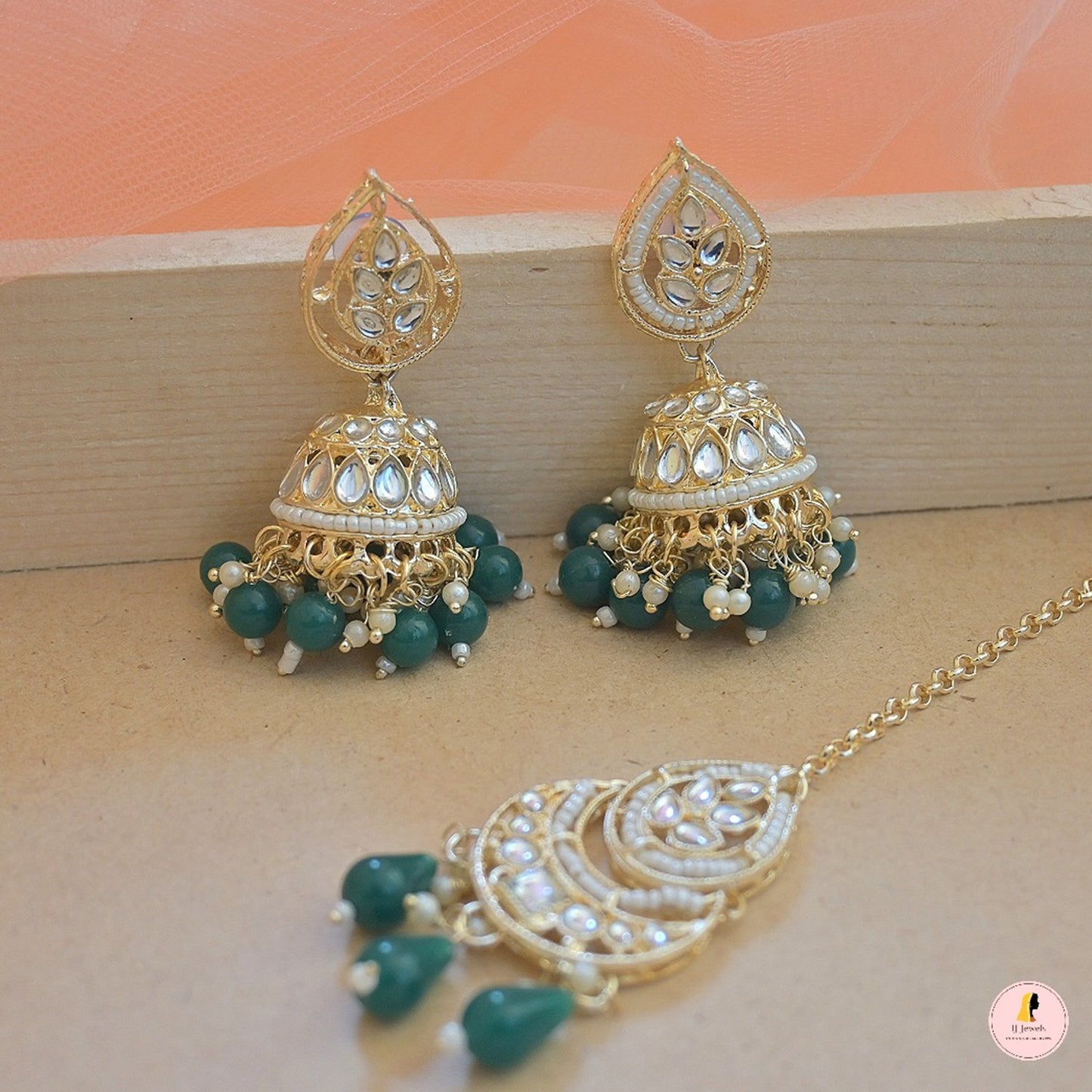 Alia Jhumka Earrings Maangtikka