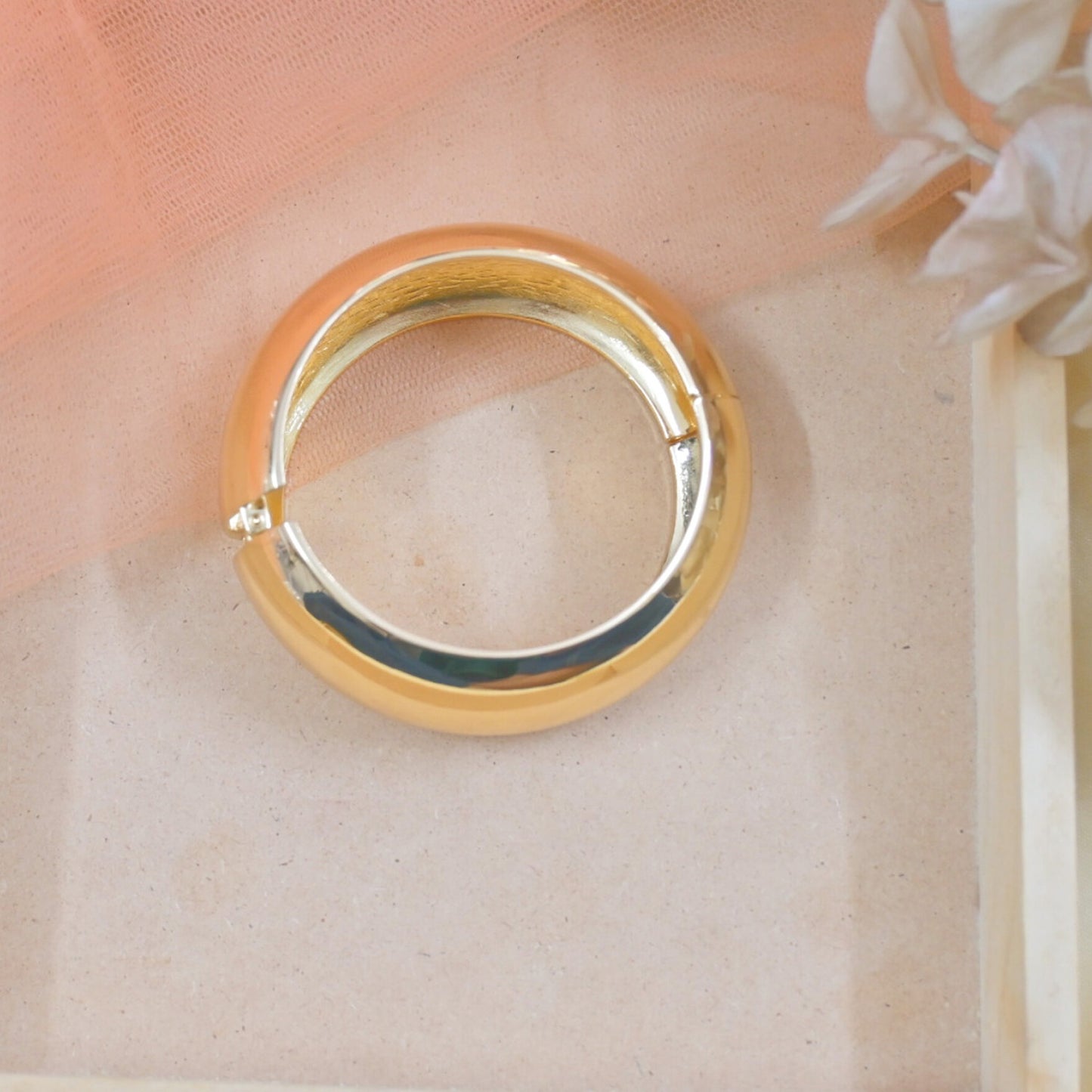 Chunky Golden Bracelet Kada -2