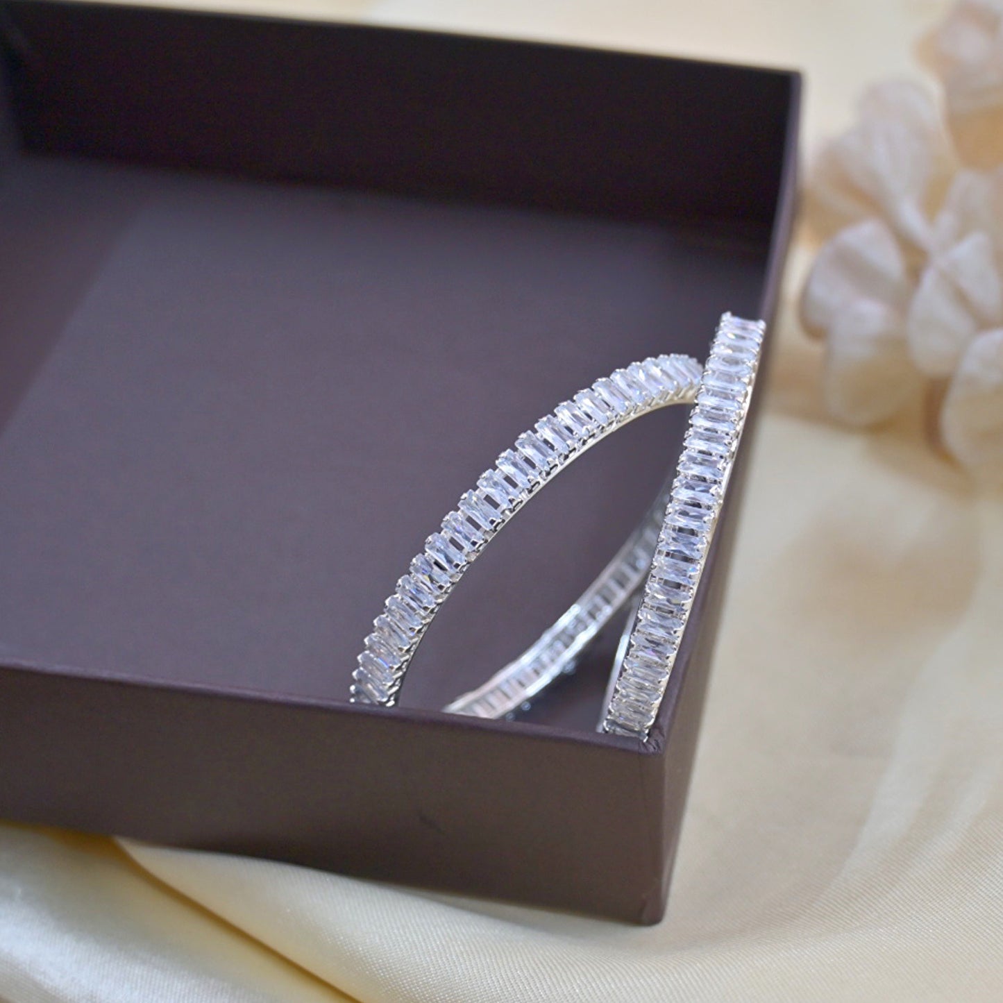 Affordable Zircon Bangles ( Set of 2 )