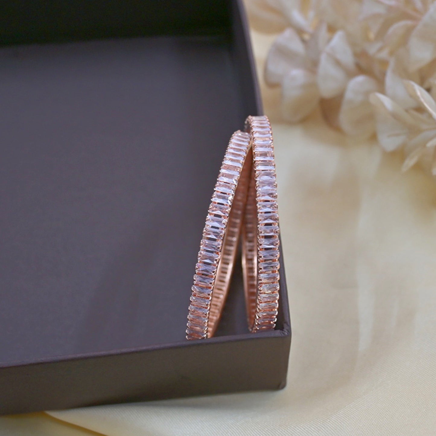 Affordable Zircon Bangles ( Set of 2 )