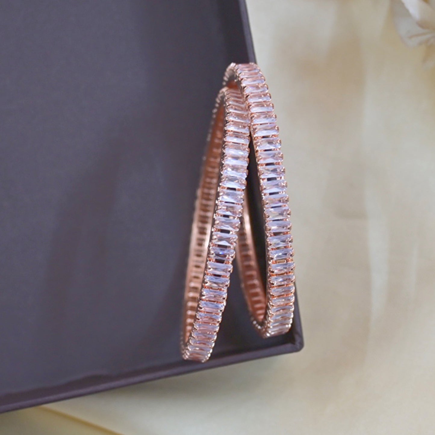 Affordable Zircon Bangles ( Set of 2 )