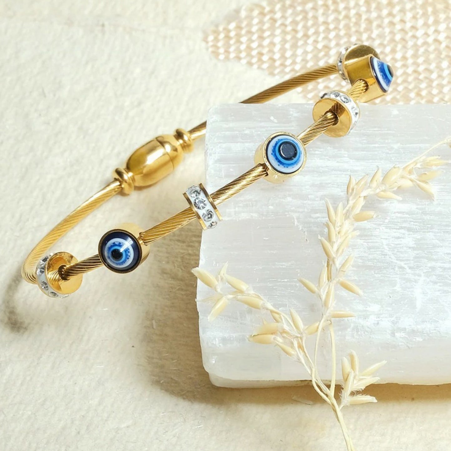 Classic Evil Eye Bangle/ Bracelet