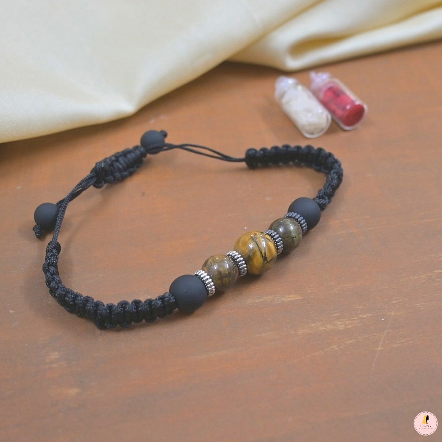 Adjustable Rakhi with Roli-Chawal