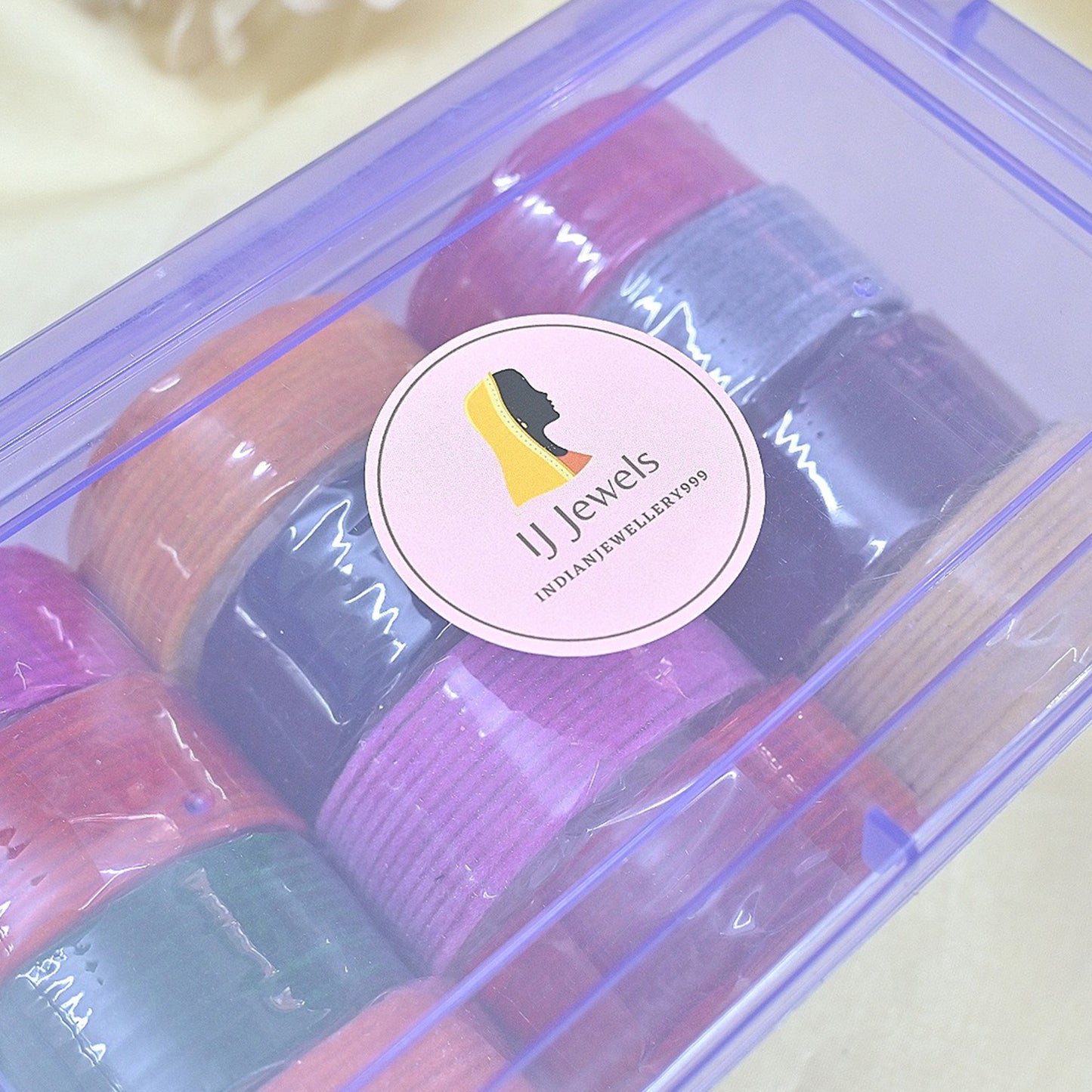 Colorful Velvet Bangle Box for Her
