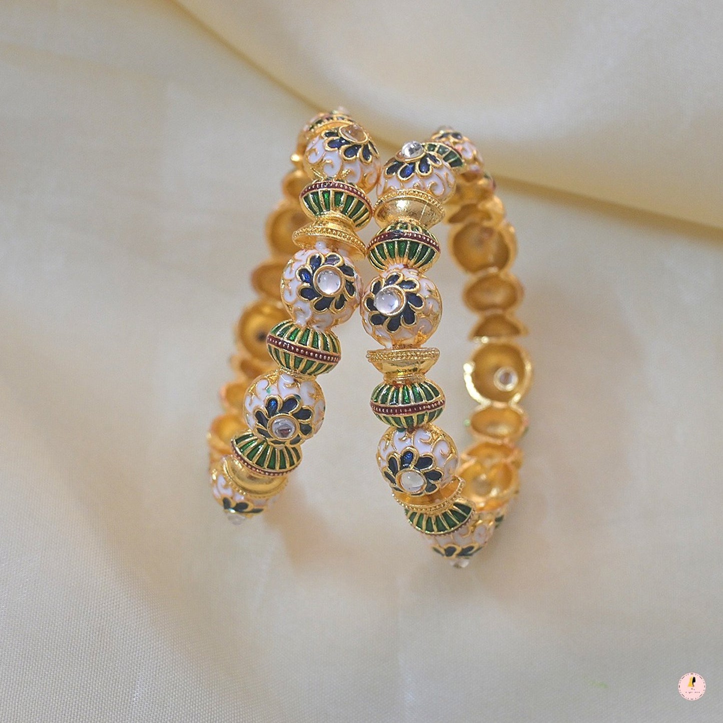 Women’s Meenawork Two Piece Traditional Bangles