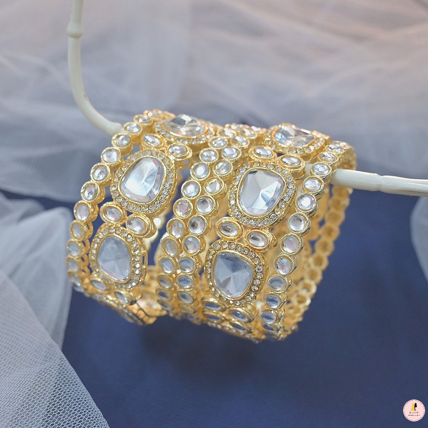Samreen Polki Bangle Set (Set of 6)