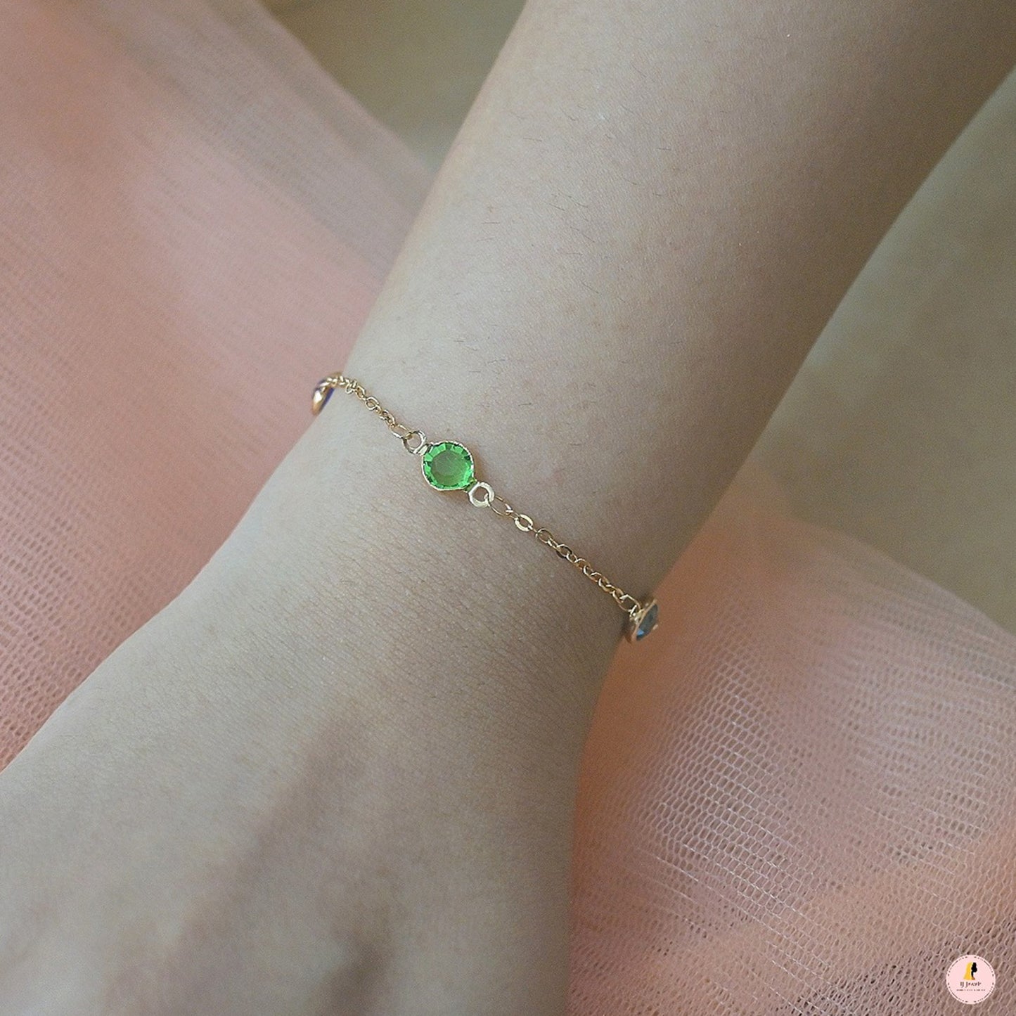 Minimal Multicolor Adjustable Bracelet