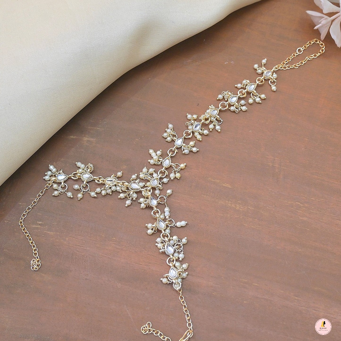 Adjustable Pachi Kundan Hathpanja