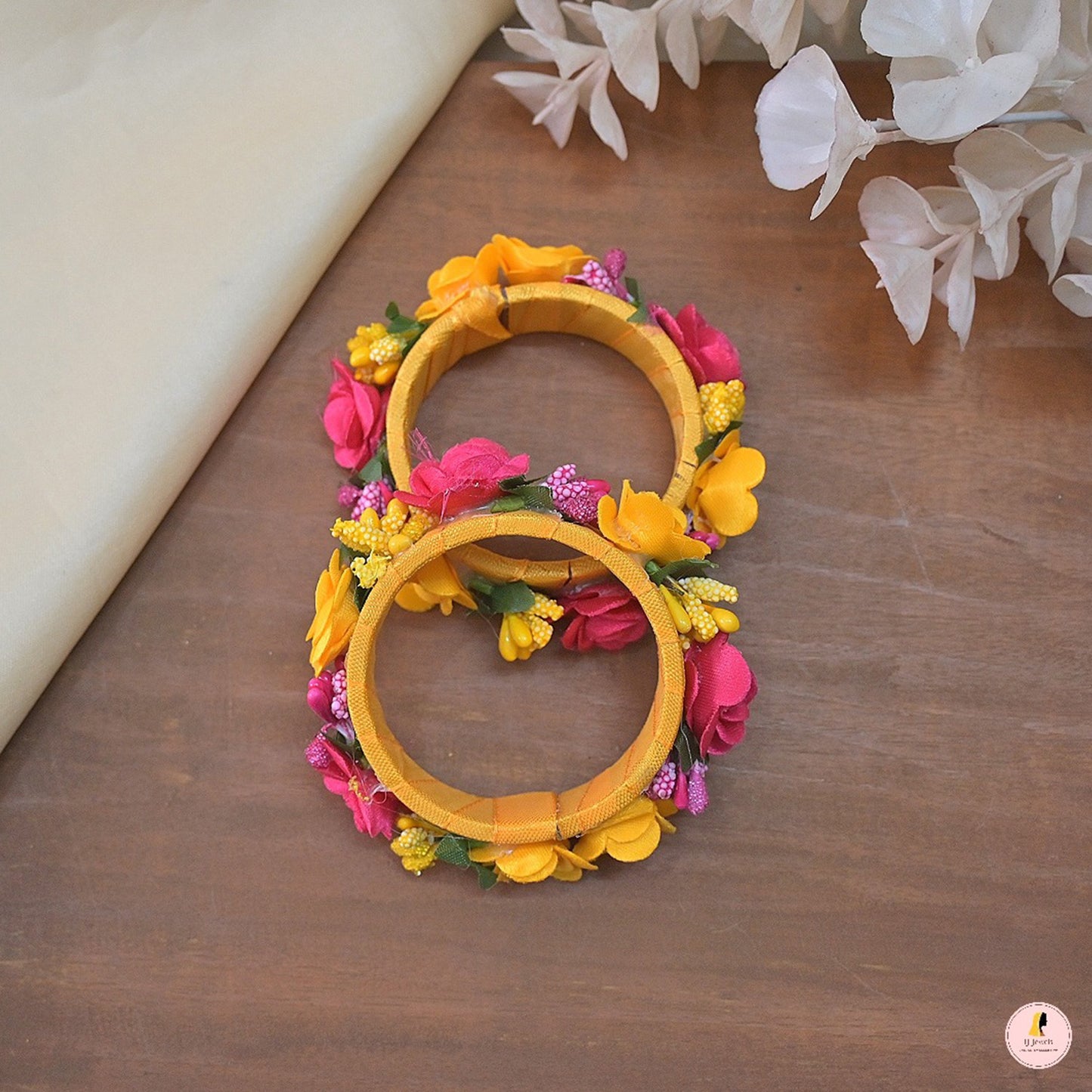 Rakhi Special Set of 2 Floral Kadas