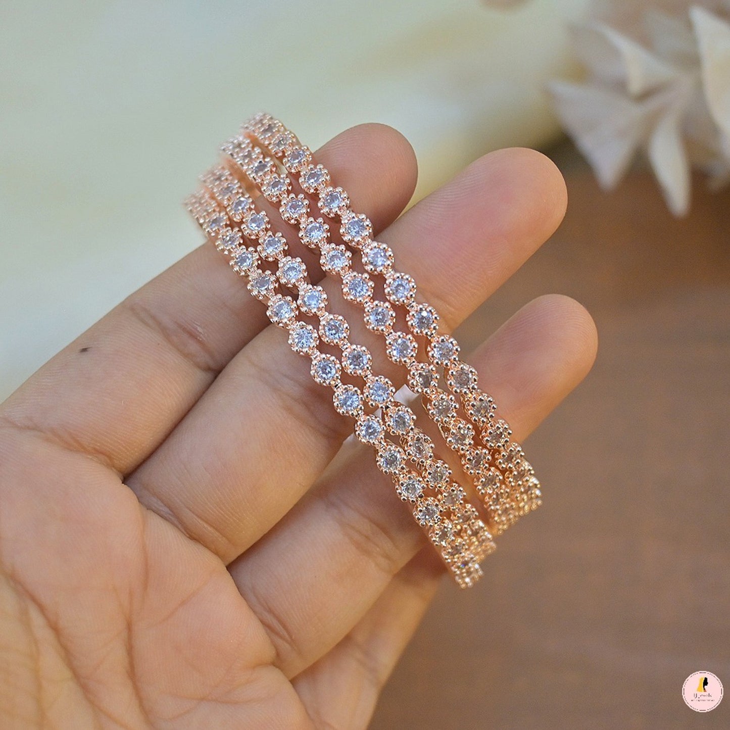 Shoma Premium Set of 4 AD Bangles