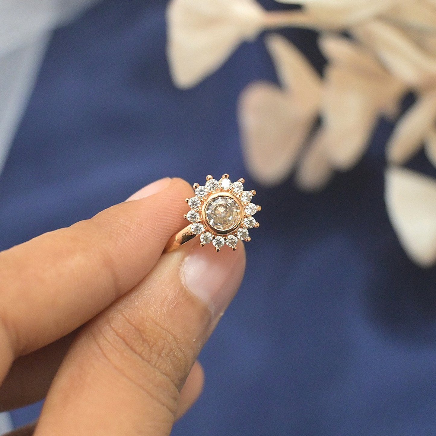 Rose Gold AD Nosepin