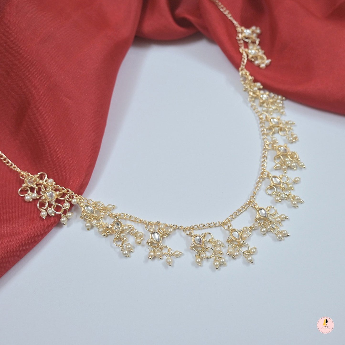 unique Light Gold Plated Hair Accessory