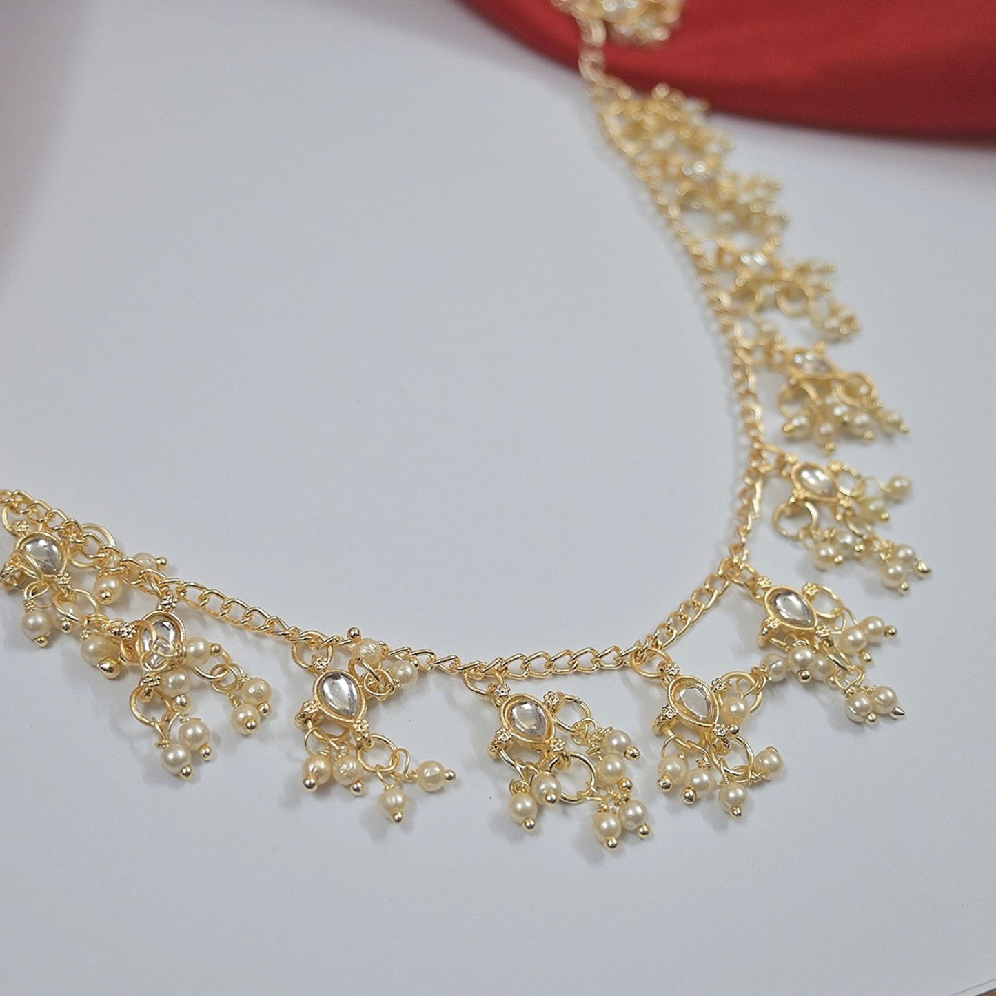 unique Light Gold Plated Hair Accessory