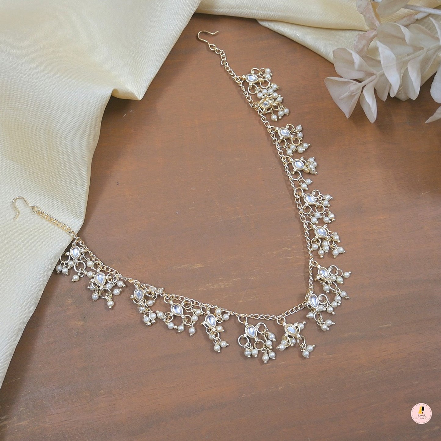 unique Light Gold Plated Hair Accessory