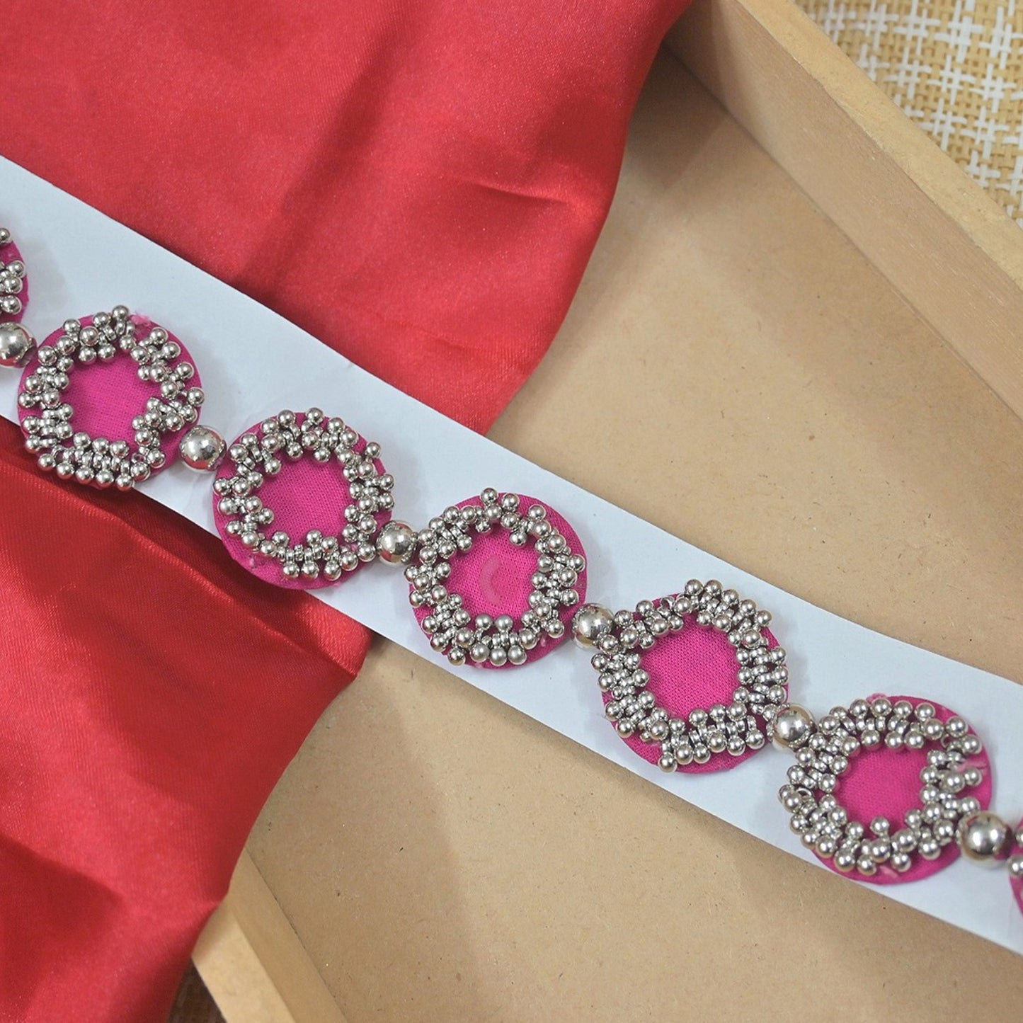 Handcrafted Hot Pink Color HipBelt