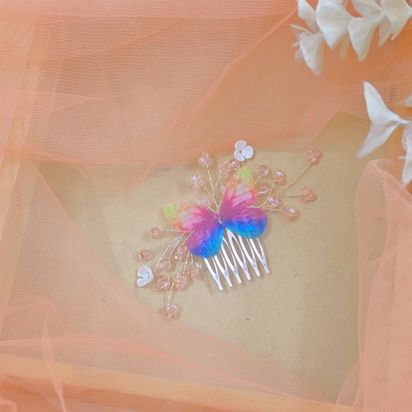Multi color Butterfly Hair Accessory for Her