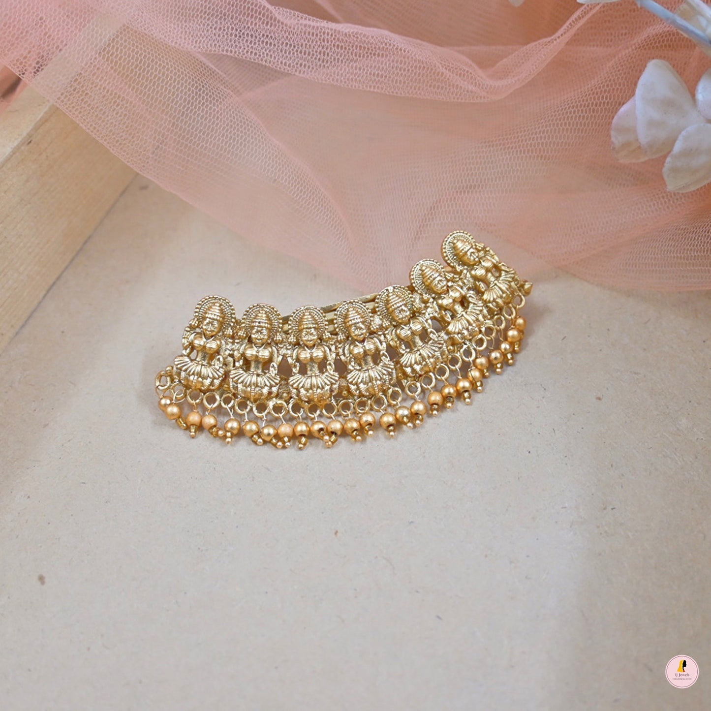 Lakshmi Motif Hair Clutcher for Her