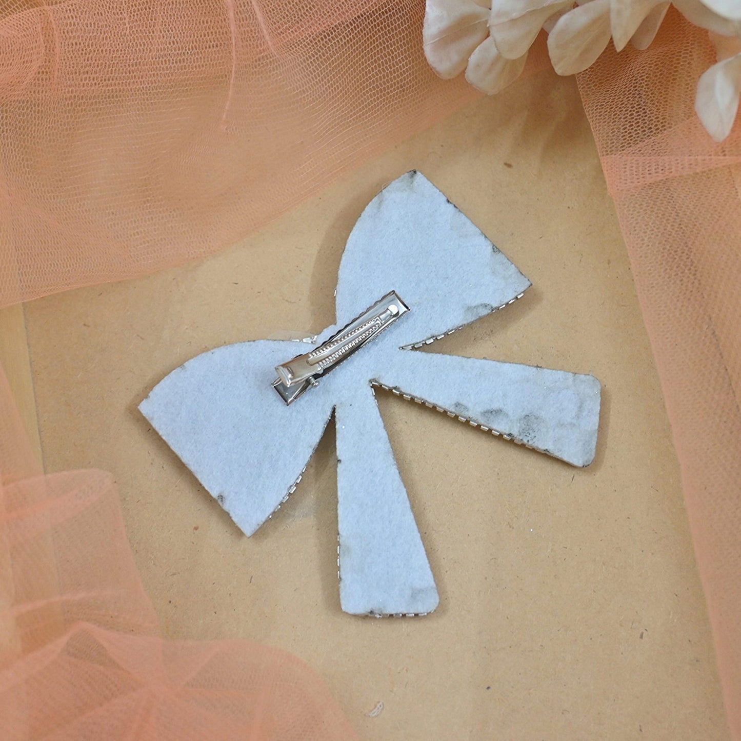 Blingy Diamond Studded Bow
