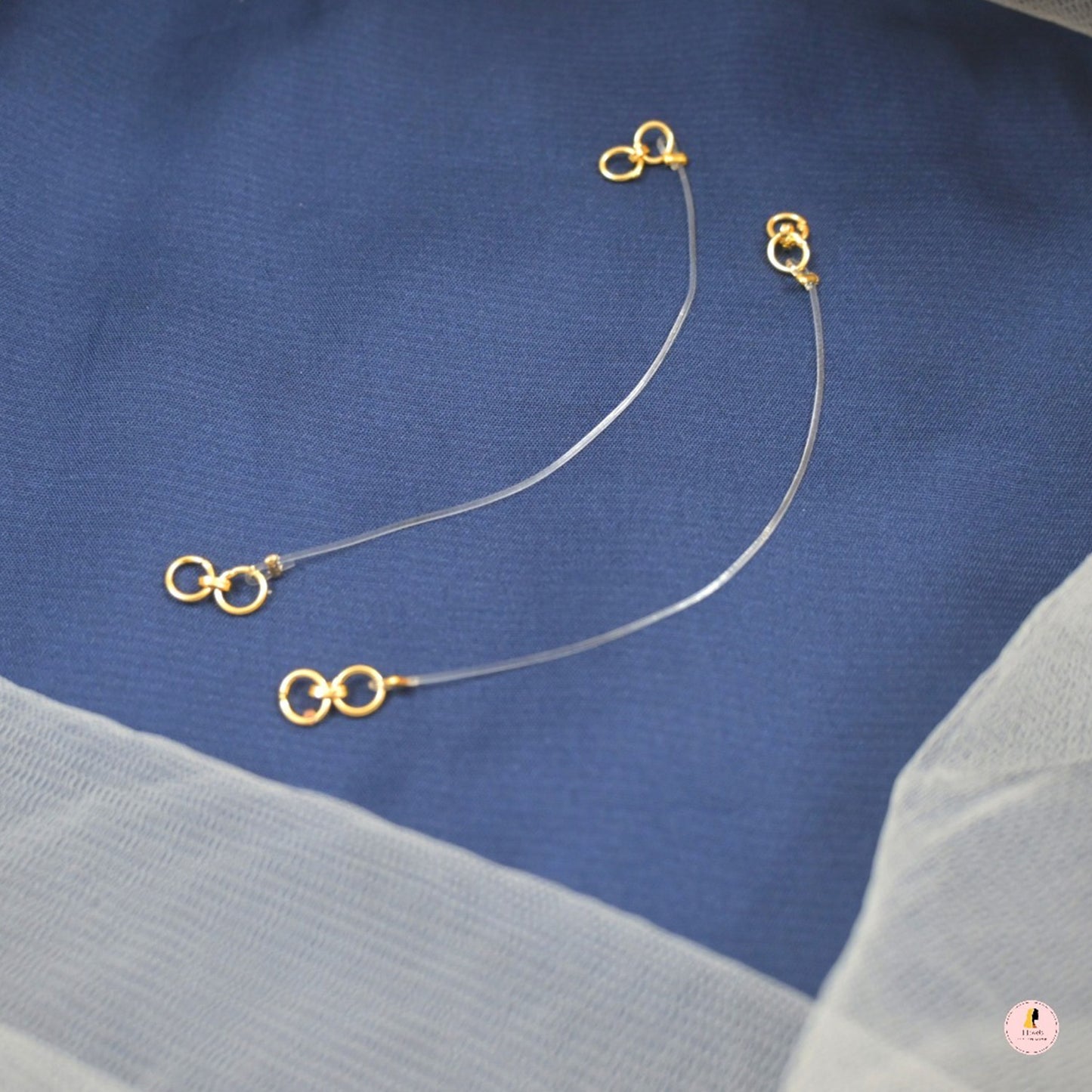 Invisible Transparent Earchain ( 1 pair )