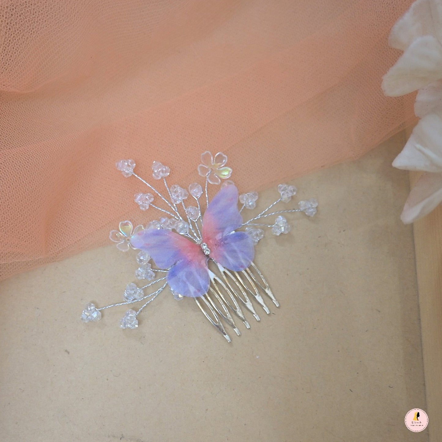 Elegant Indo-Western Butterfly Hair Accessory