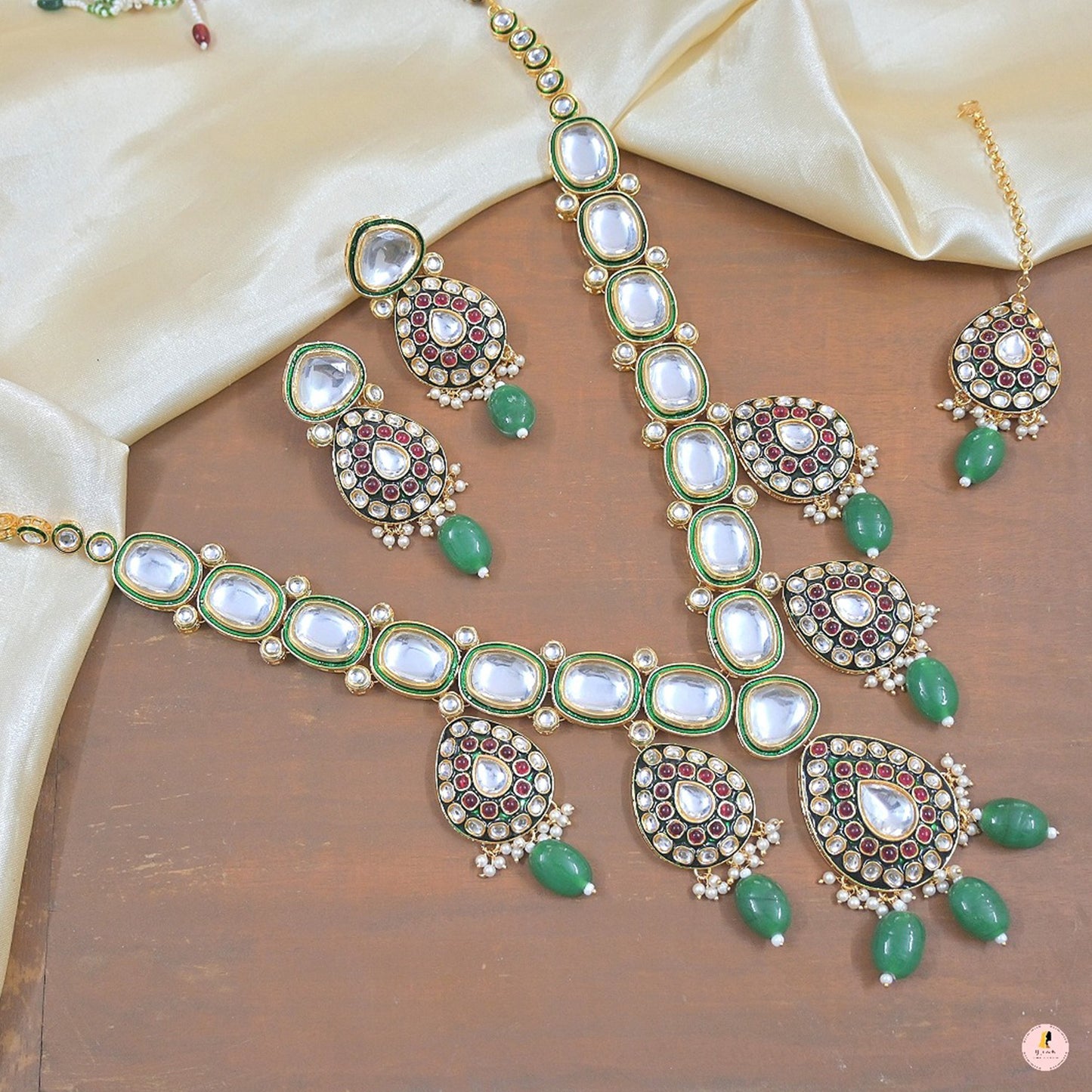 Devika Polki Kundan Premium Mala