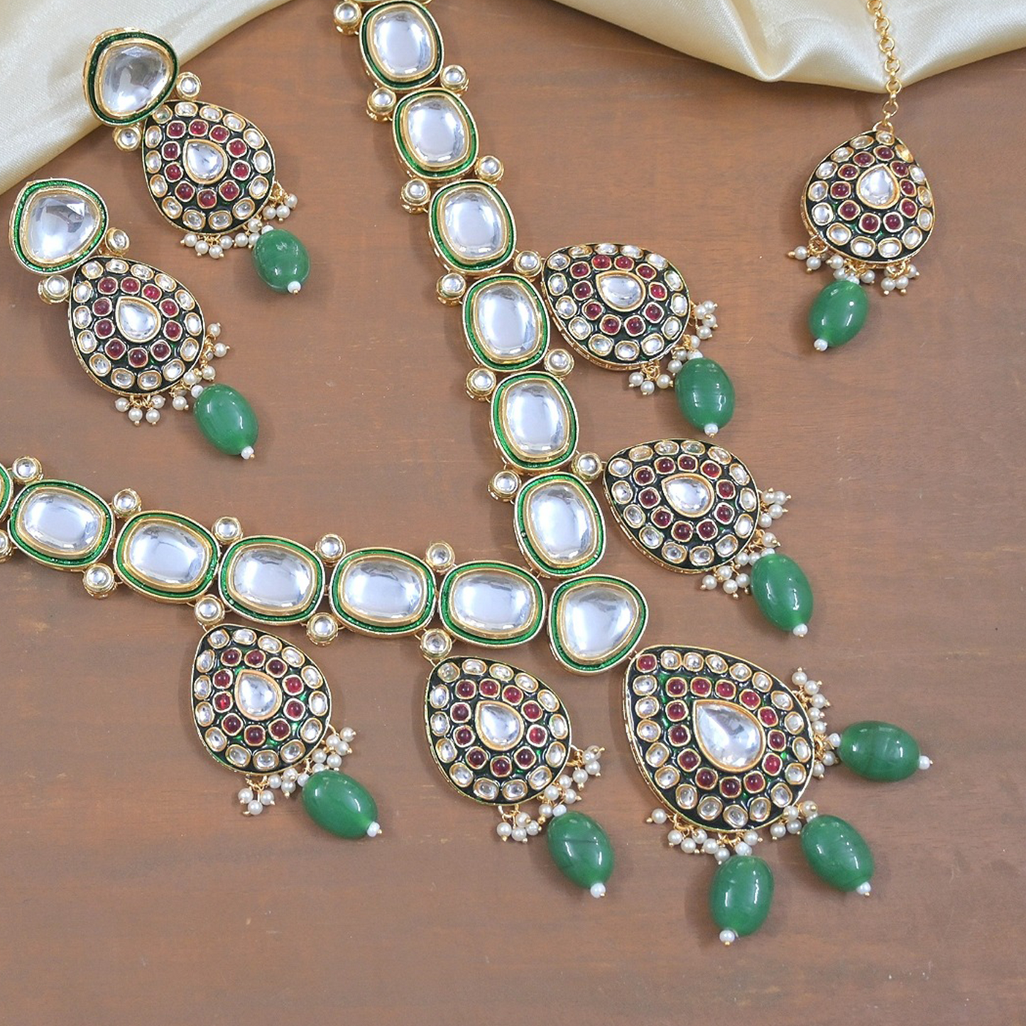 Devika Polki Kundan Premium Mala