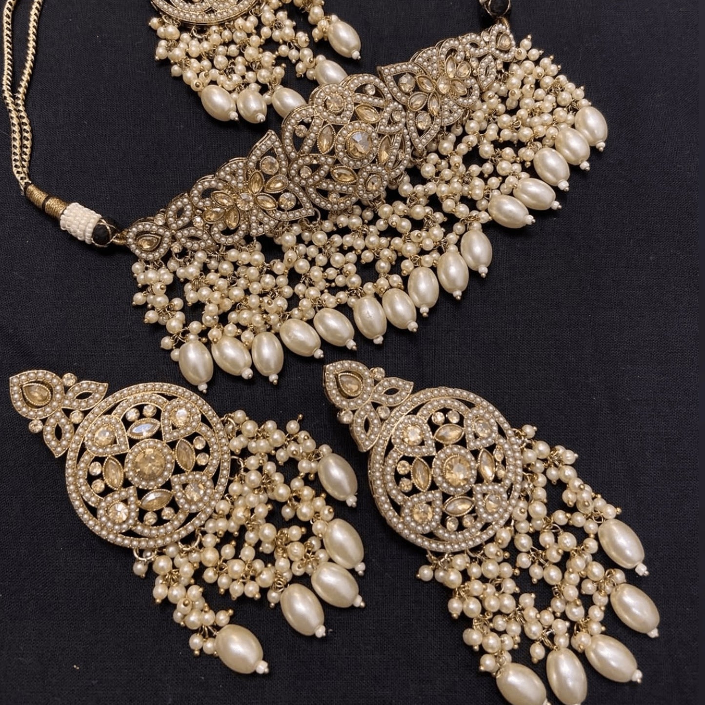 Twinkle Champagne Premium Jewellery Set