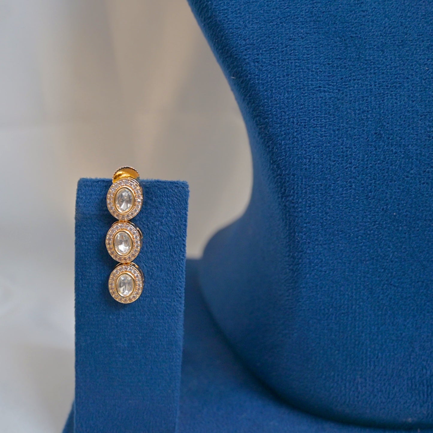 Sleek Real Polki Jewellery Set