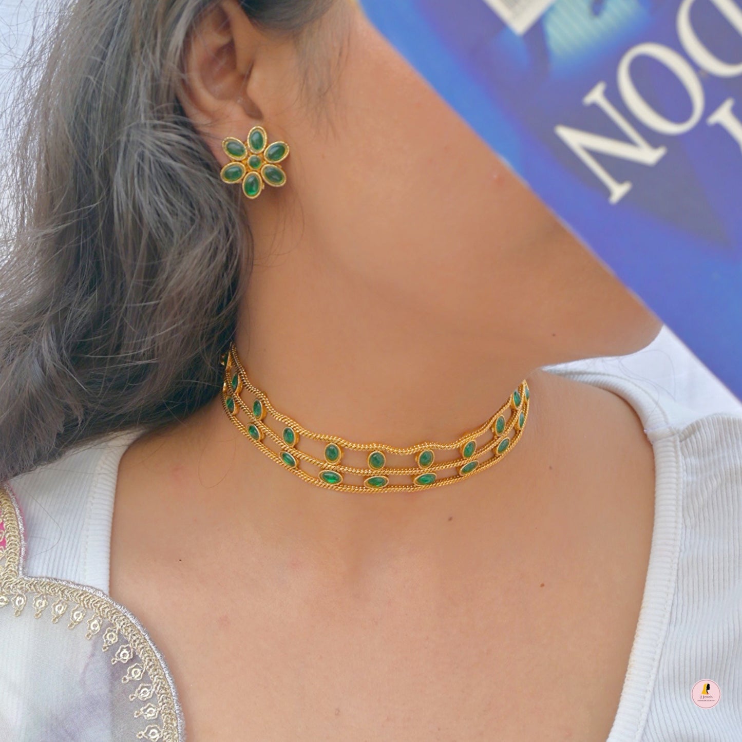 Suditi Copper Choker Set