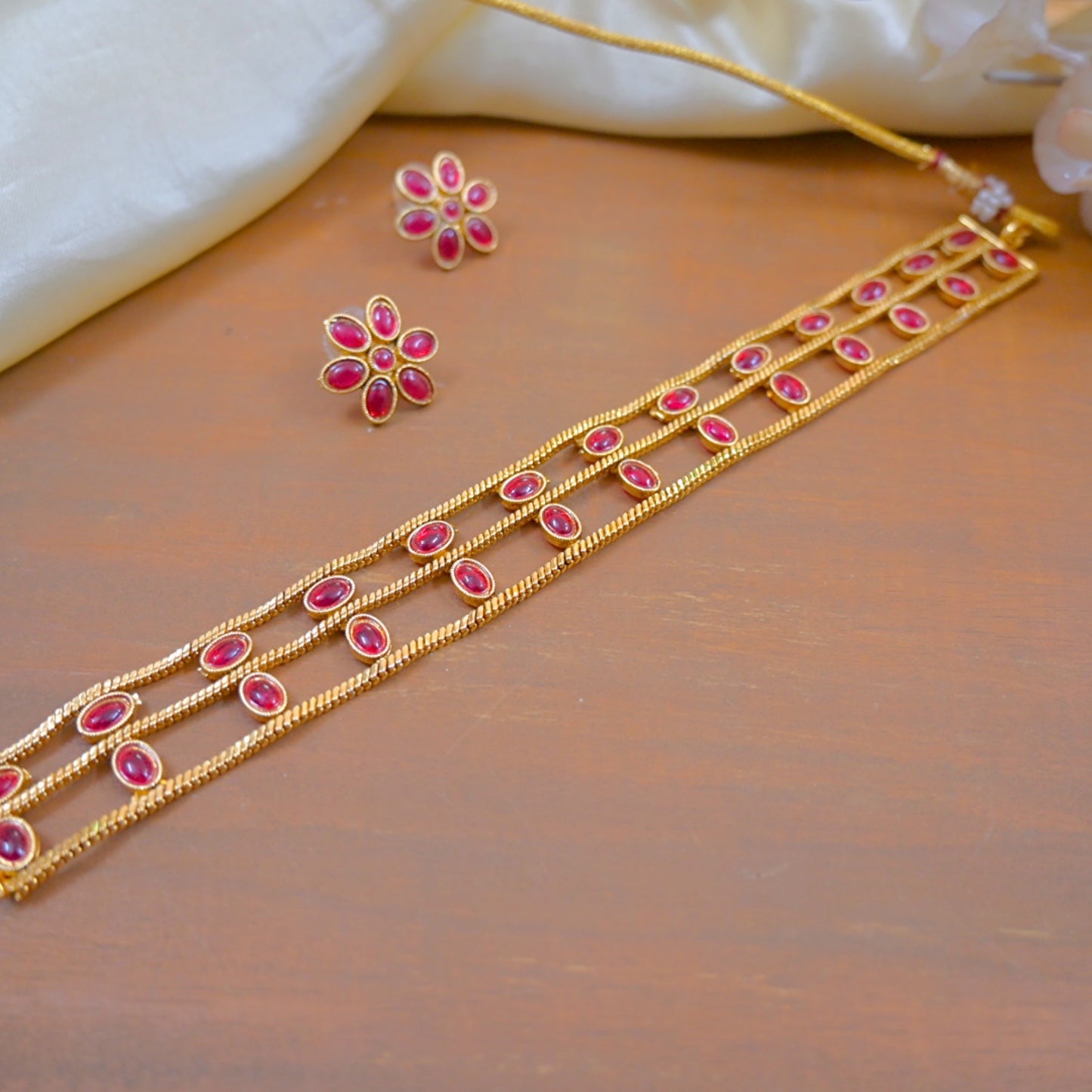 Suditi Copper Choker Set