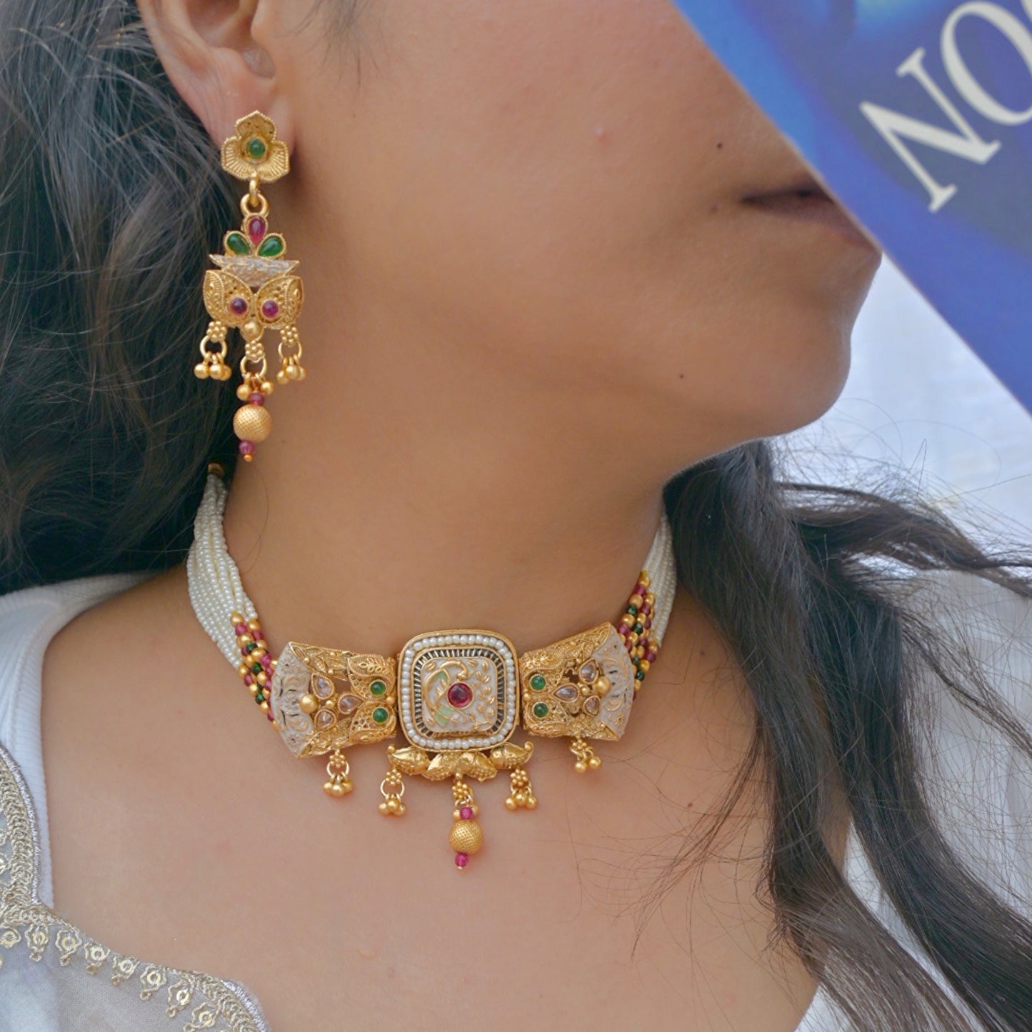 Soni Rajwadi Jewellery Set