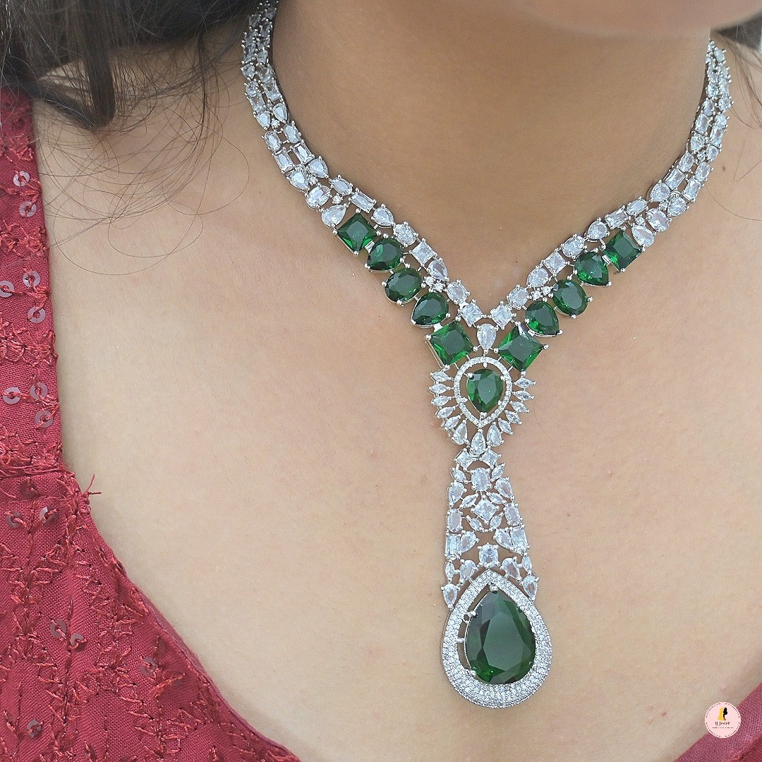Stylish Tripti American Diamond Set