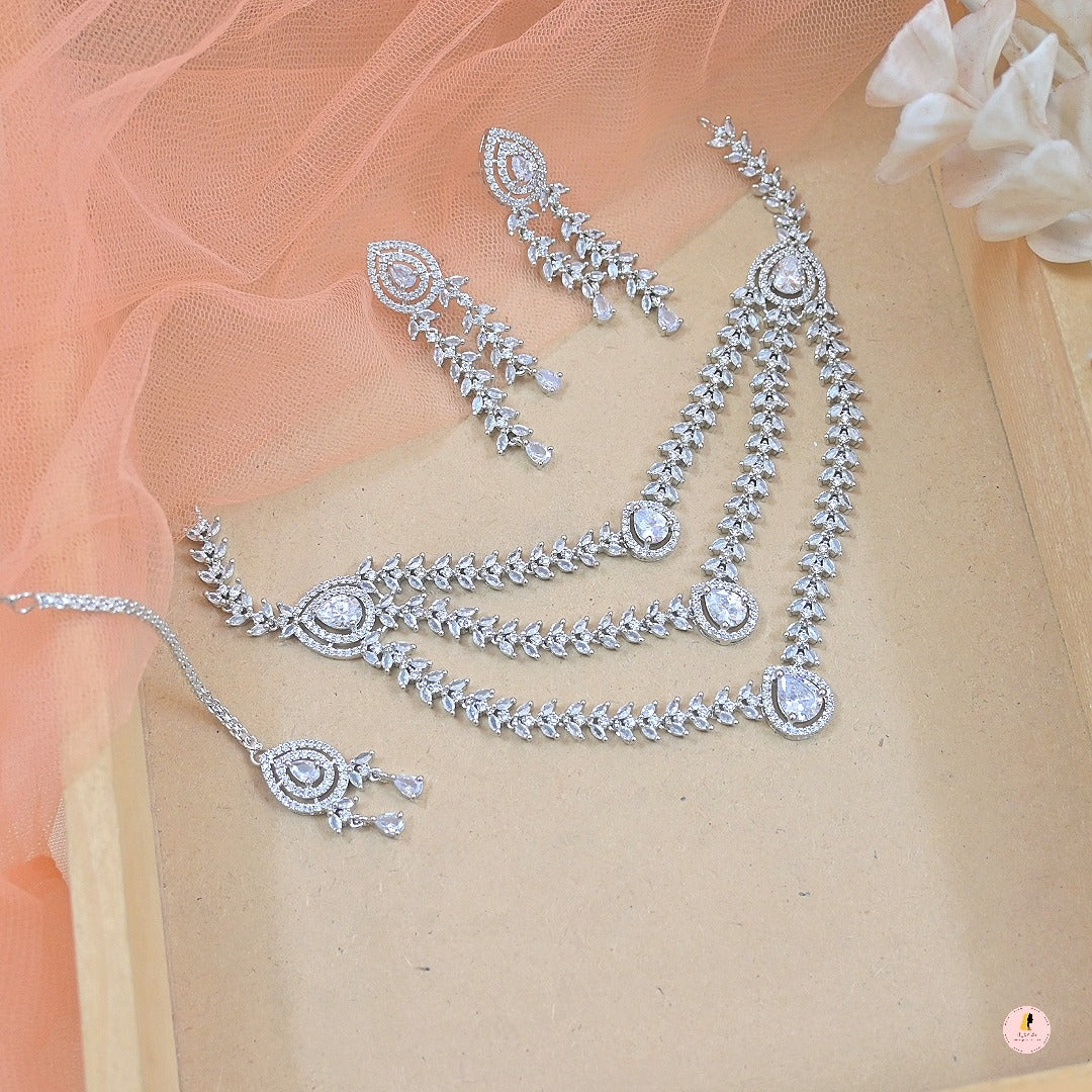 Anya Silver Layered Set