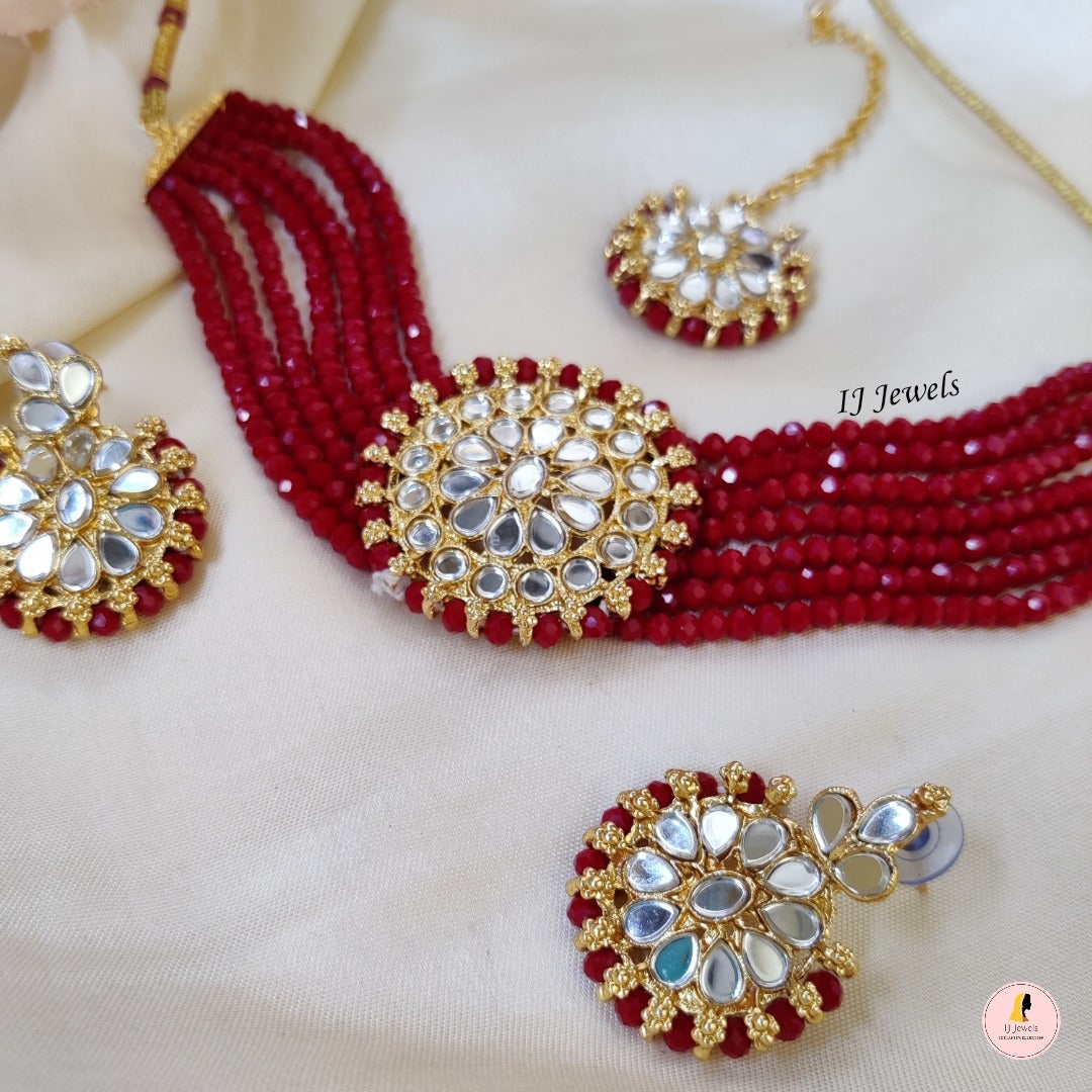 Hina Mirrorwork Choker