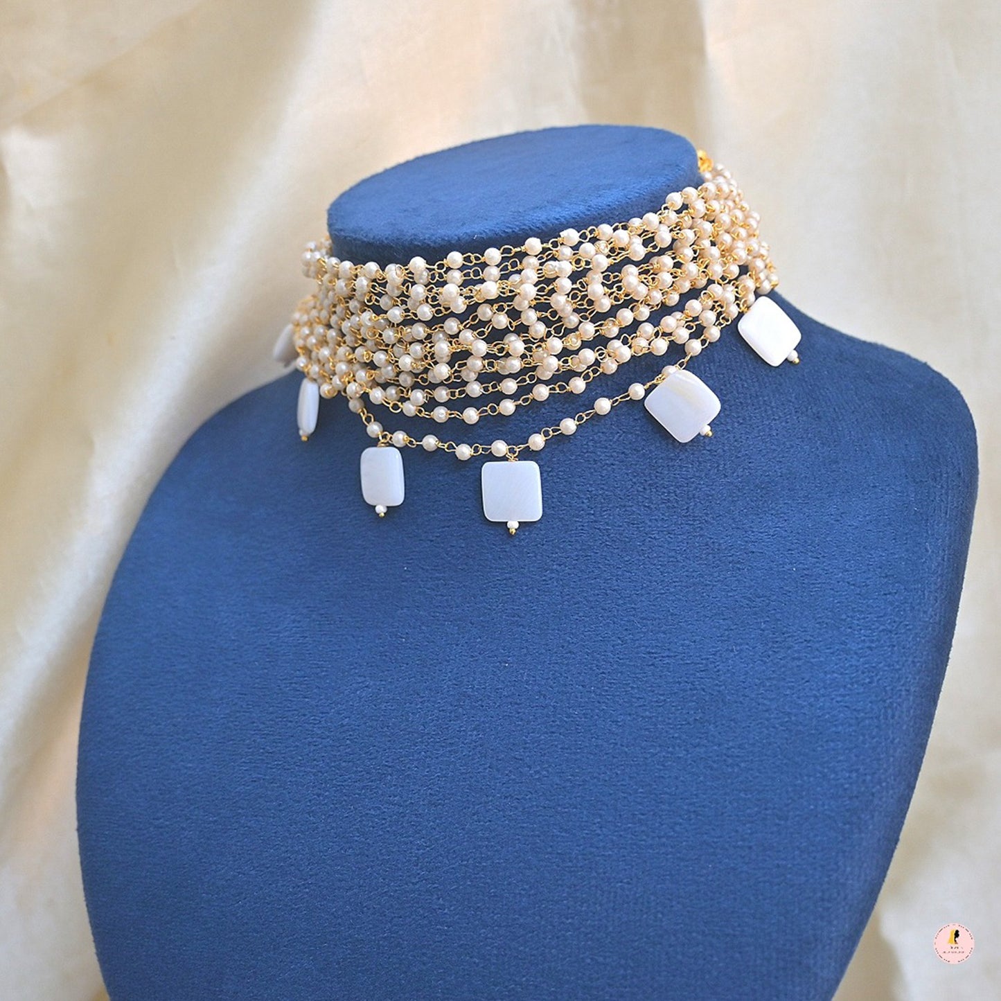 Keira Pearl Layered Jewellery Set