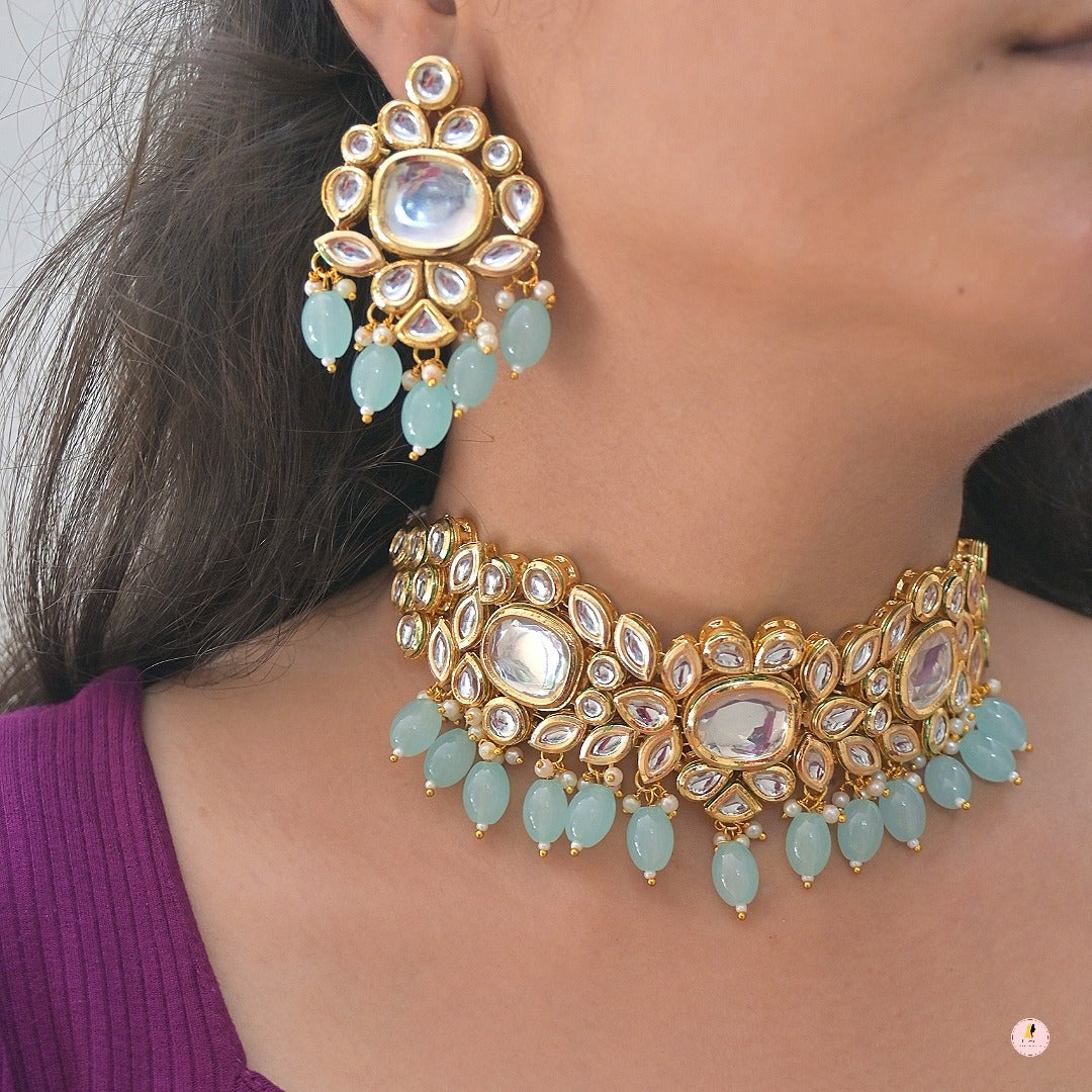 Sharmin Colorful Kundan Choker