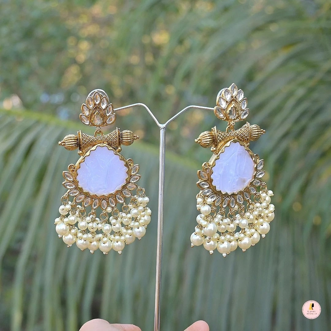 Tanya Light Weight Gold Plated Chaandbalis