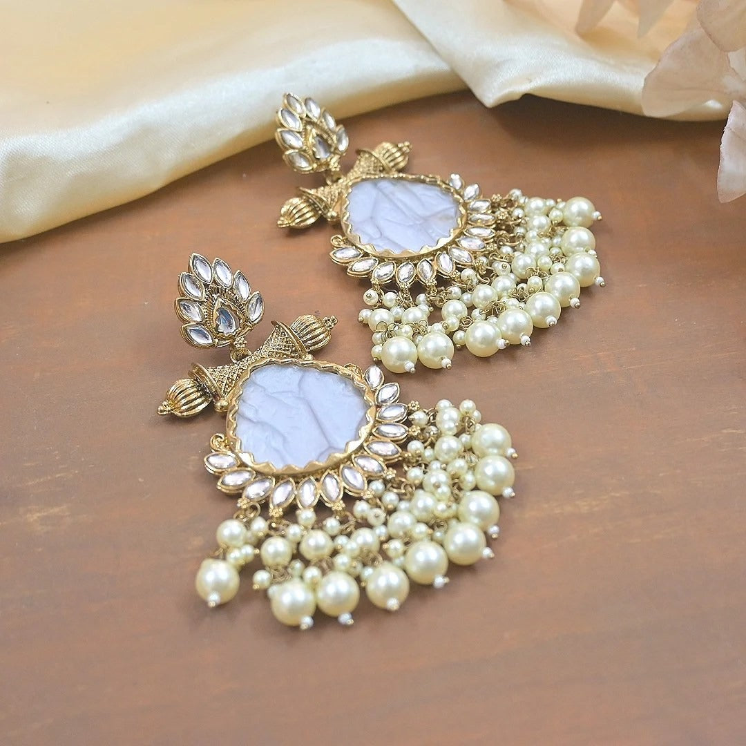 Tanya Light Weight Gold Plated Chaandbalis