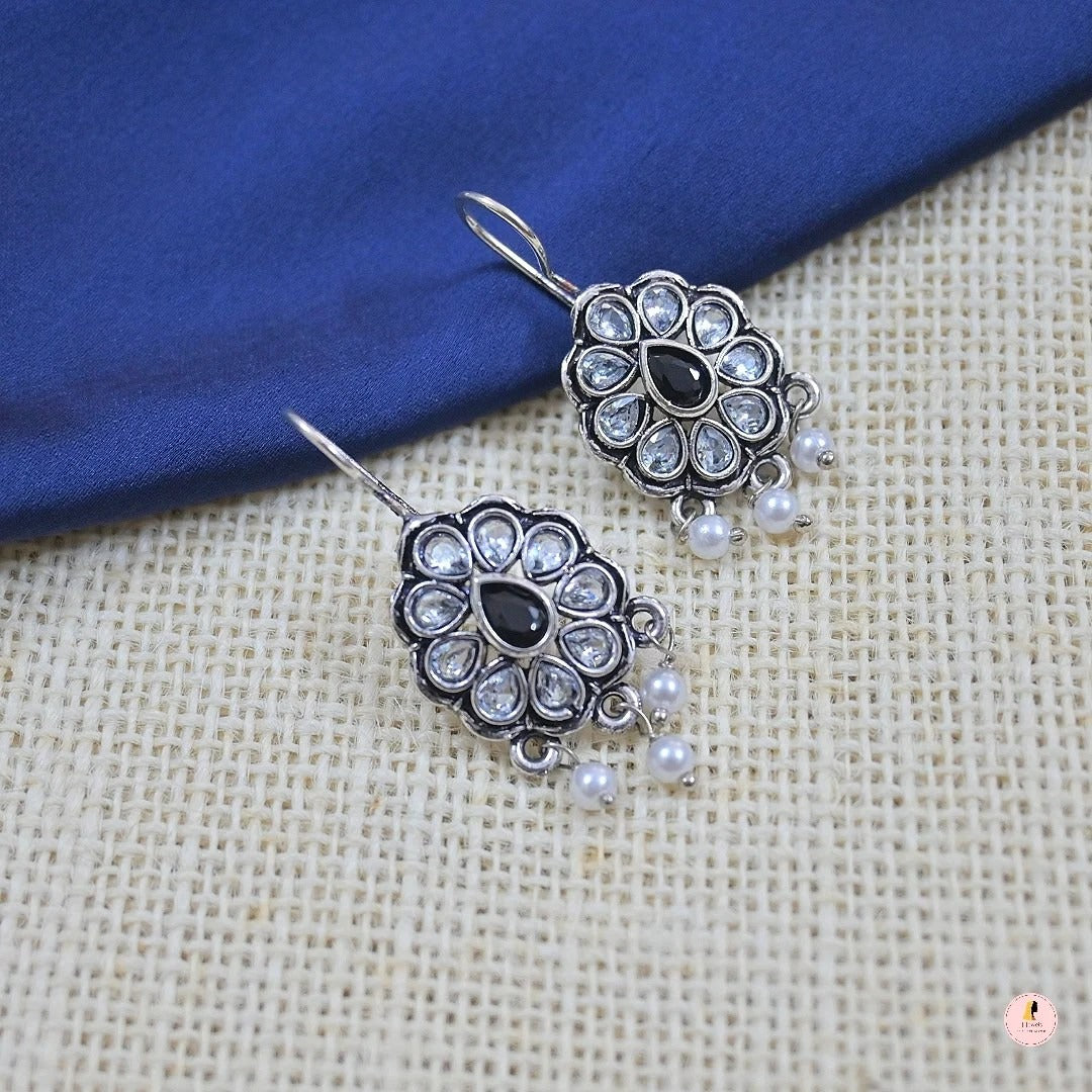 Pearl Drop AD Daily Wear Earrings