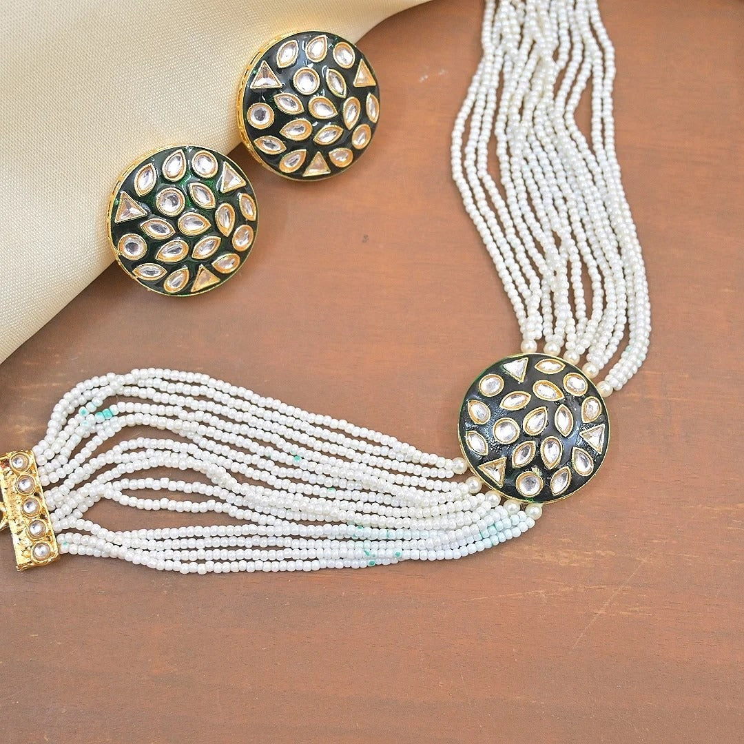Aarushi Meenawork Kundan Choker 2