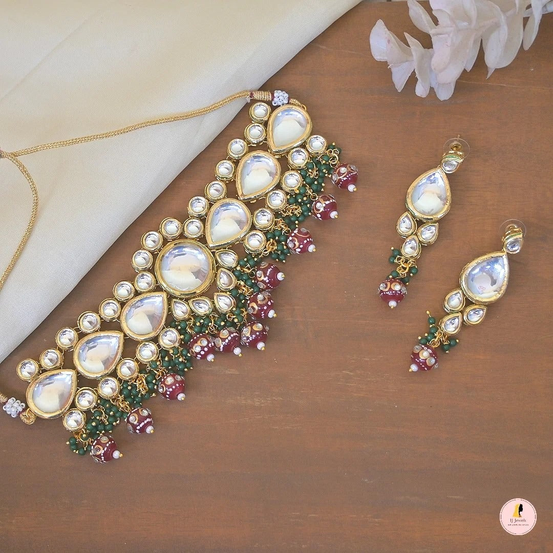 Nusrat Celeb Styled Premium Kundan Choker