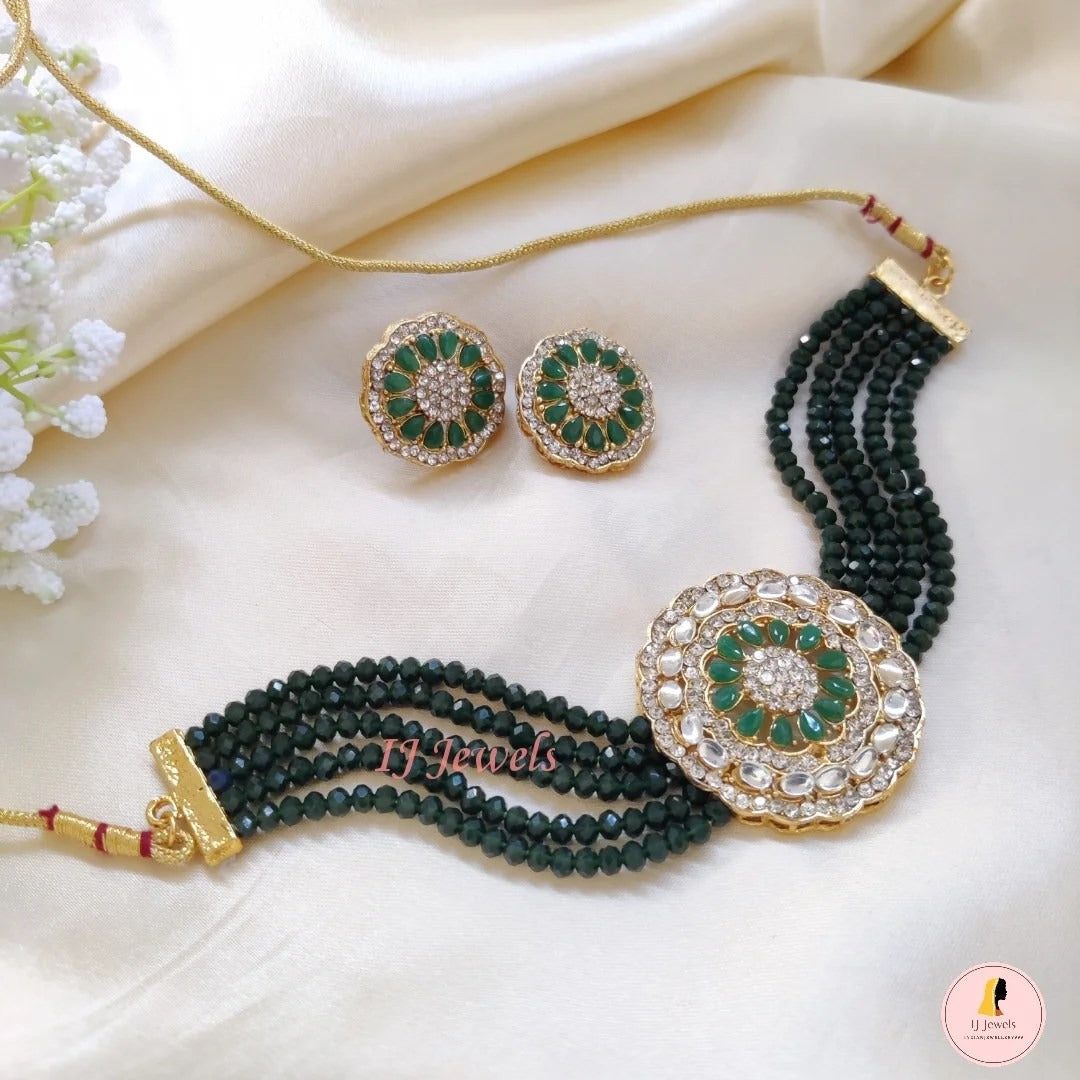 Kritika Choker With Stud Earrings